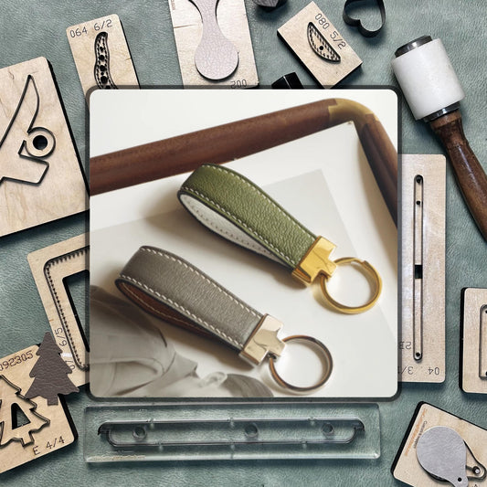 Keychain shape leather cutting die cutting die, handmade DIY leather craft punching die, sizzix die cutting kraft paper tool