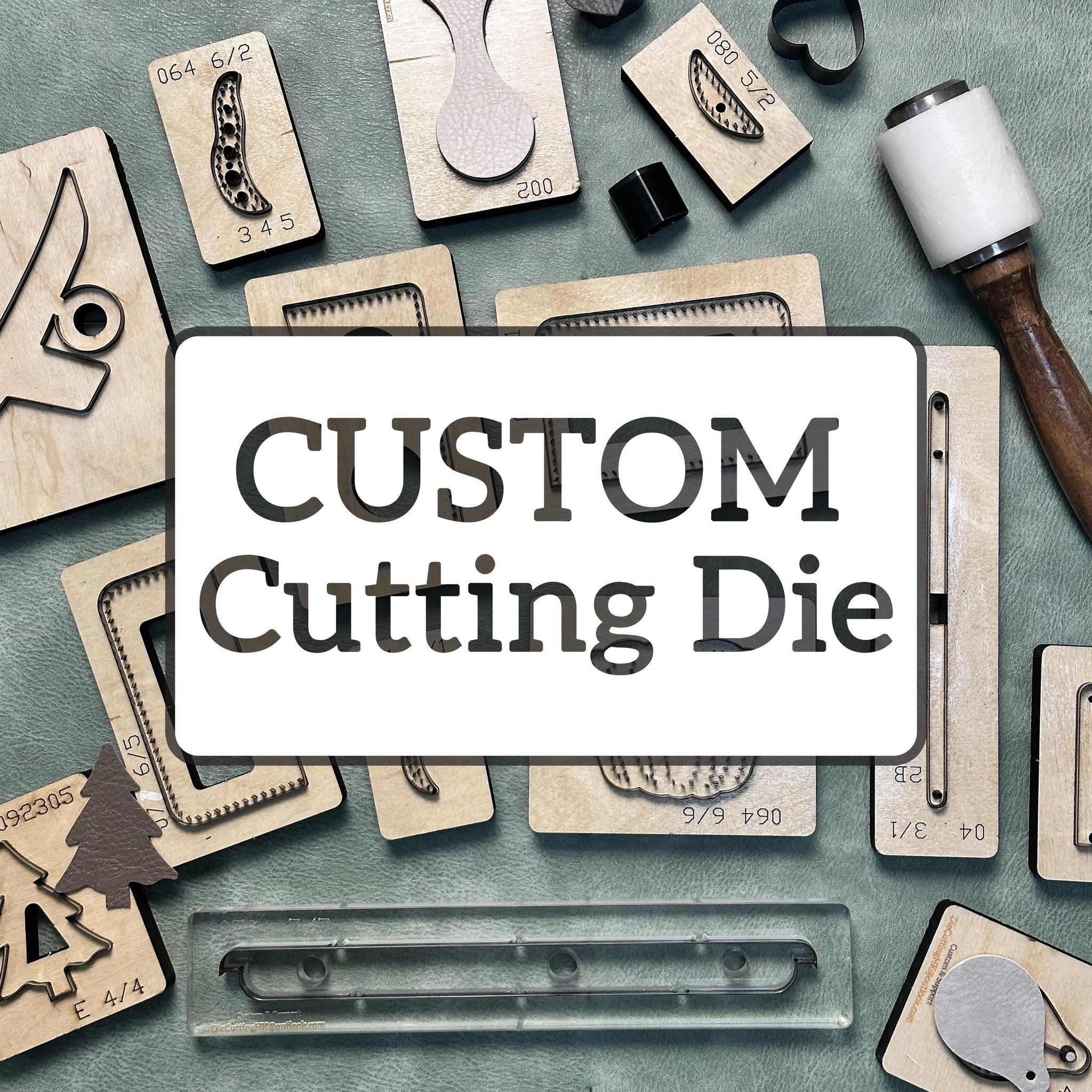 Custom Cutting Die for Leather, Paper, Foam & Rubber  Precision Steel Rule Die for Crafting and Production, Compatible with Sizzix