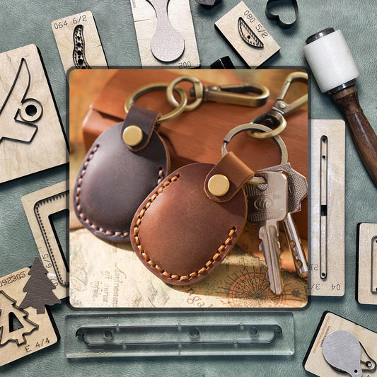 Keychain leather die cutter/keychain shape steel leather die cutter/steel ruler metal die cutter punching crafts tool