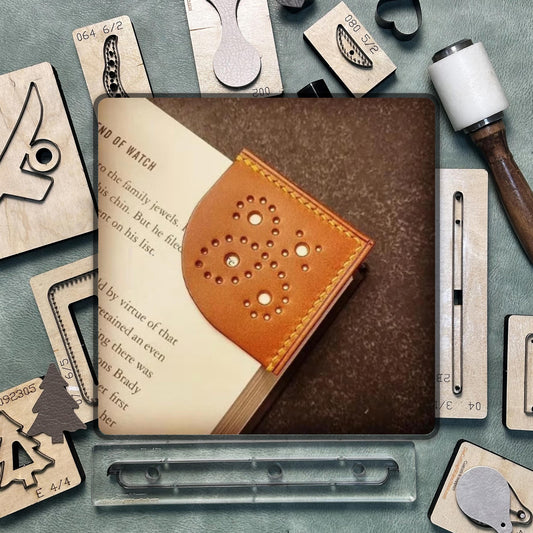 Handmade Bookmark Leather Cutting Die | Steel Knife Die for DIY Crafting & Punching | Perfect Gift for Book Lovers