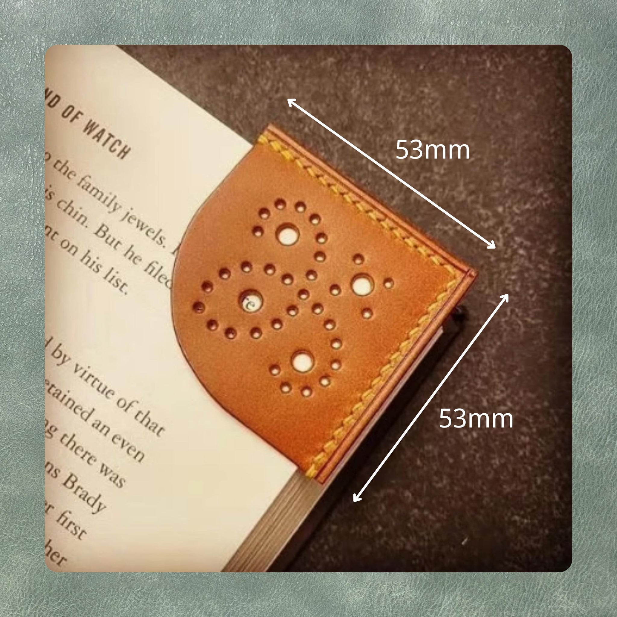 Handmade Bookmark Leather Cutting Die | Steel Knife Die for DIY Crafting & Punching | Perfect Gift for Book Lovers