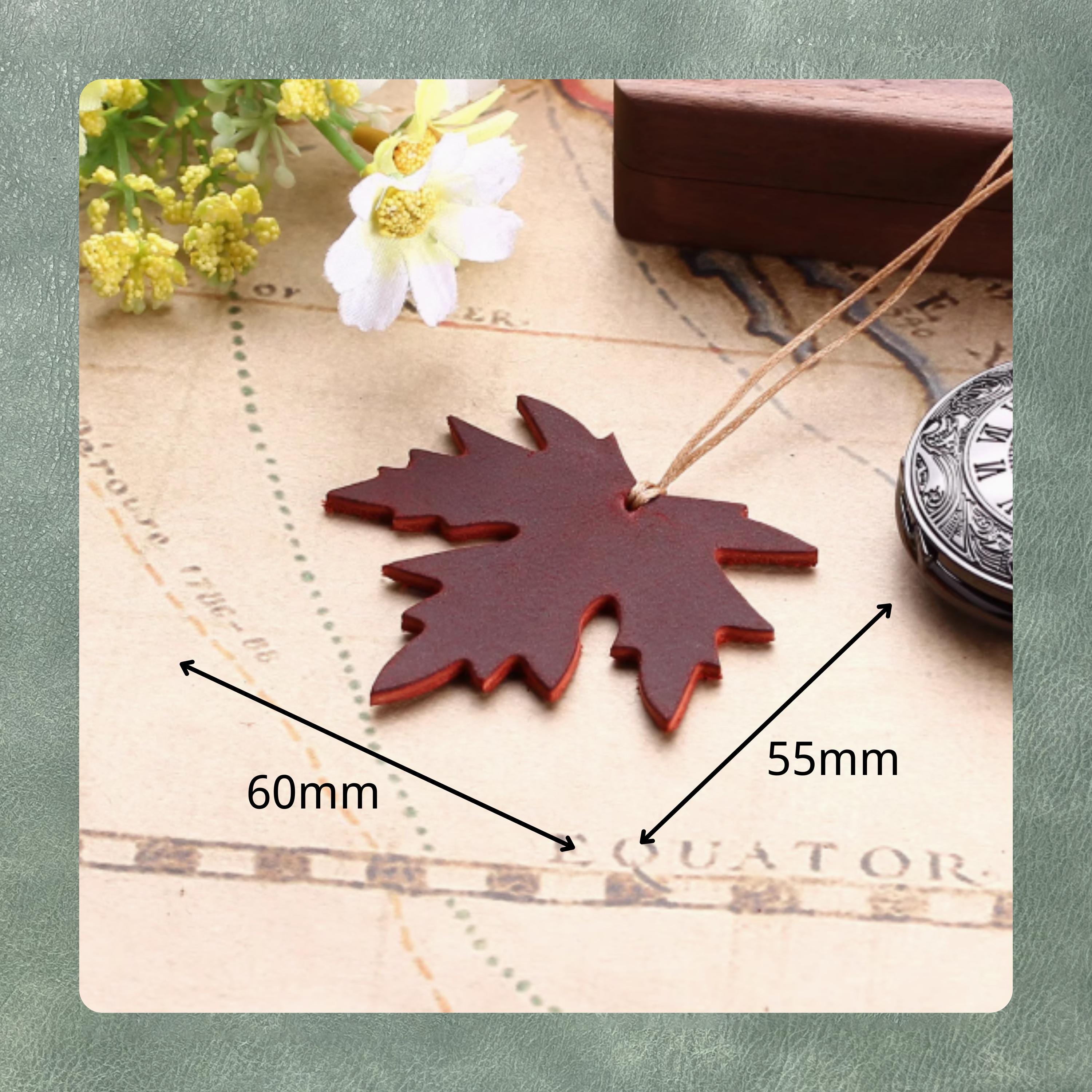 Custom Maple Leaf Bookmark Cutting Dies - High quality steel cutting dies for creating personalized, beautiful maple leaf bookmarks