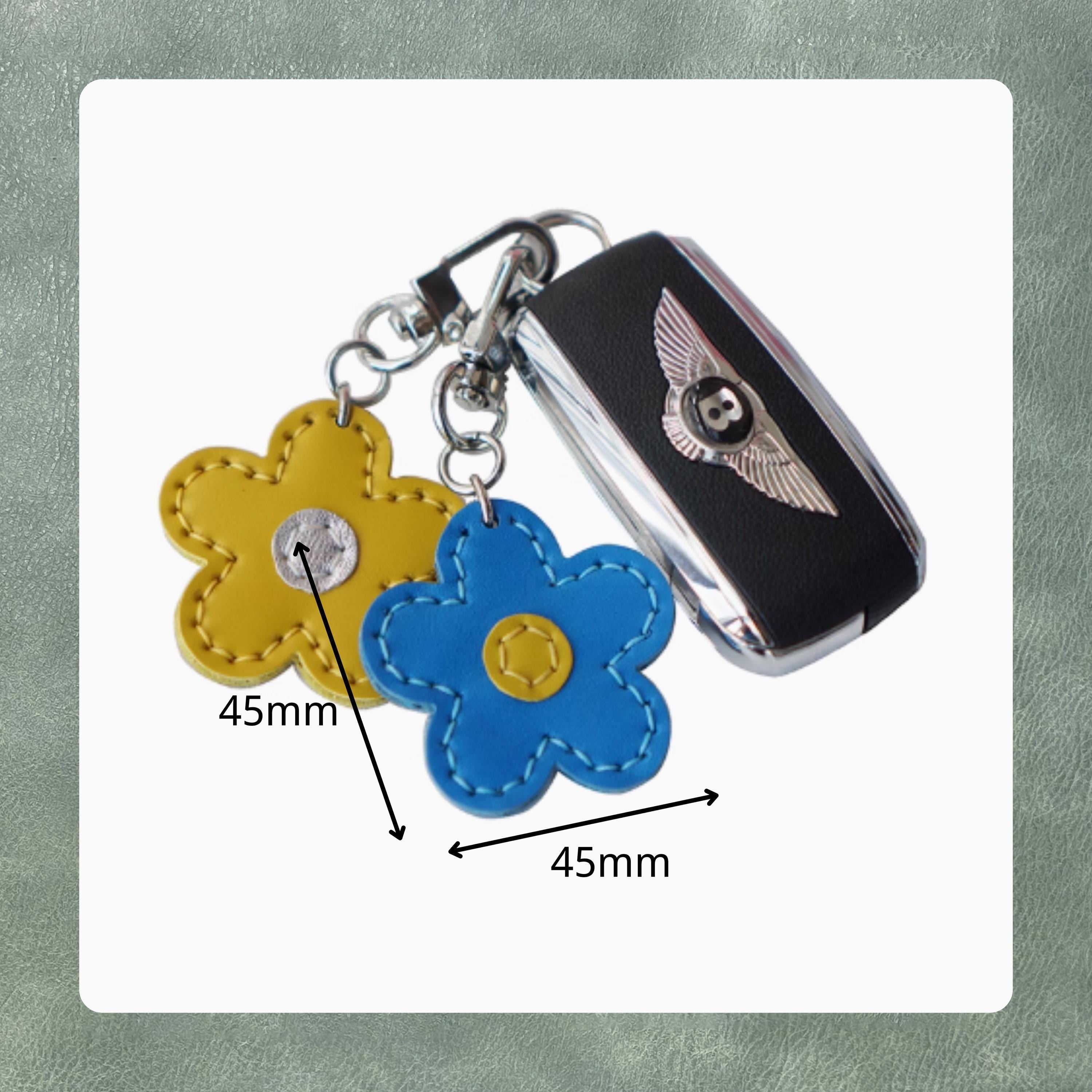 Flower shape keychain cutting die/keychain pendant high quality leather cutting tool/compatible with Sizzix/steel ruler cutting die