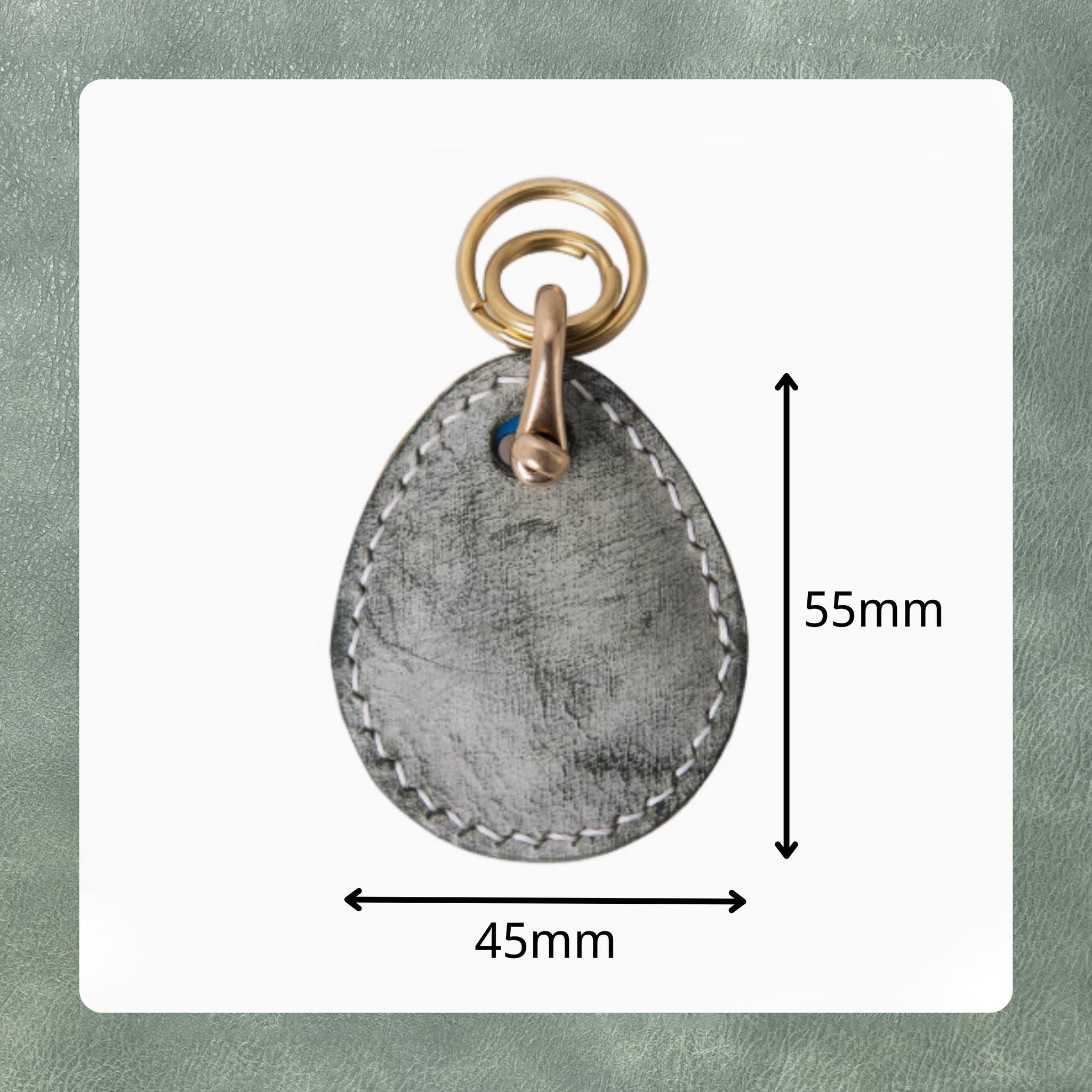 Keychain Leather Pendant Cutting Die, Custom Steel Knife Cutting Die Leather Craft Punch Tool, Compatible with Sizzix and Manual Machines