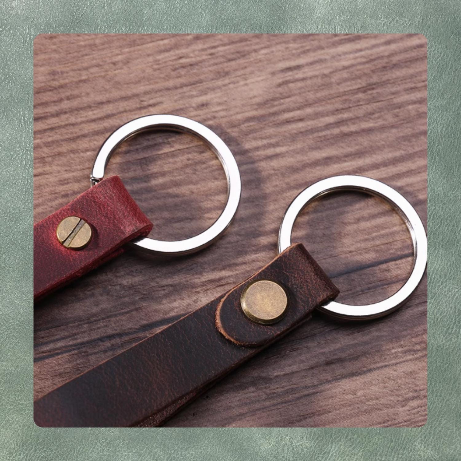 Handmade Keychain Leather Die Cutting/Precision Leather Keychain Die for DIY and Handmade Accessories | Compatible with Sizzix Machines