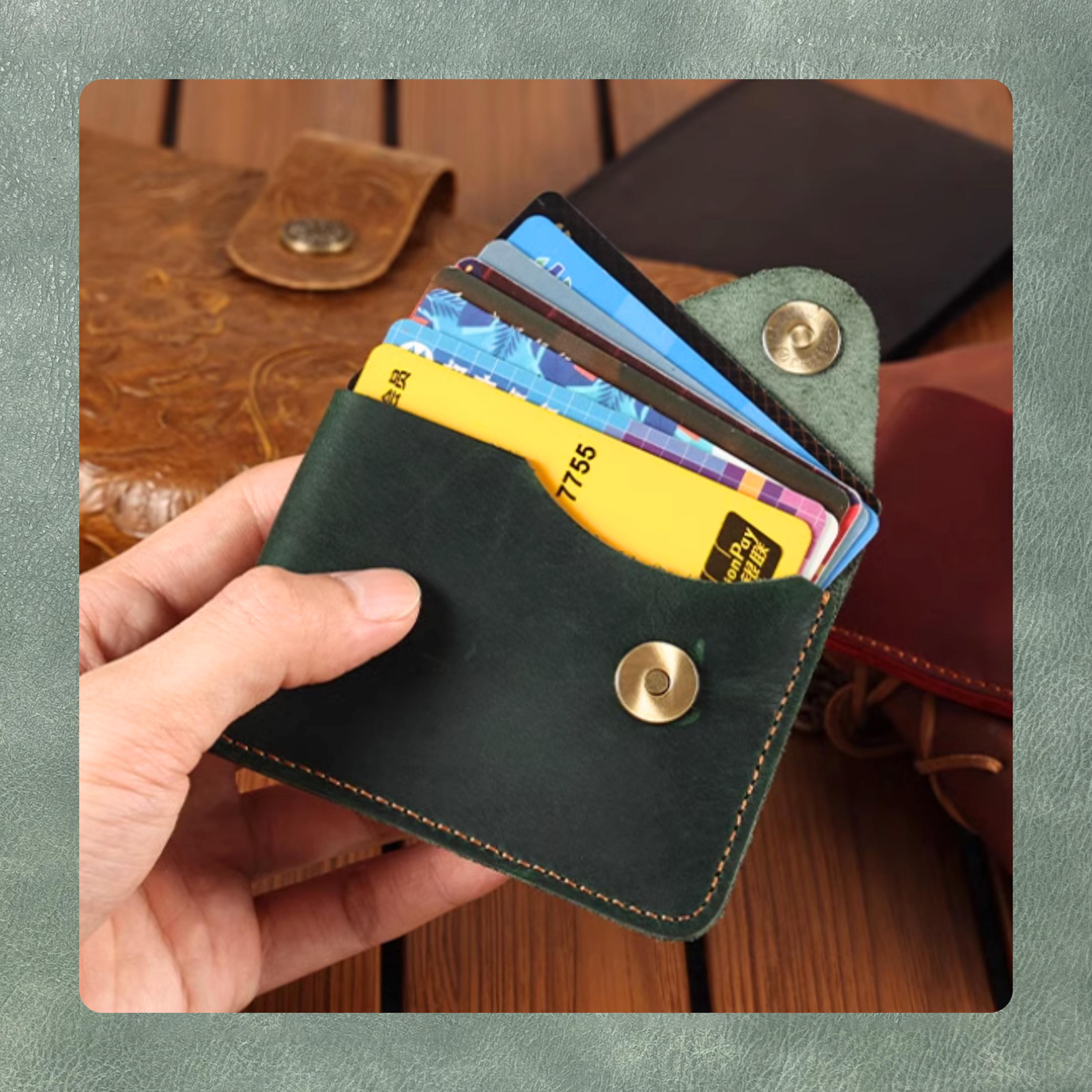 Handmade card holder coin purse cutting die, custom card holder high quality die cutting punching die, leather craft kraft paper tool set