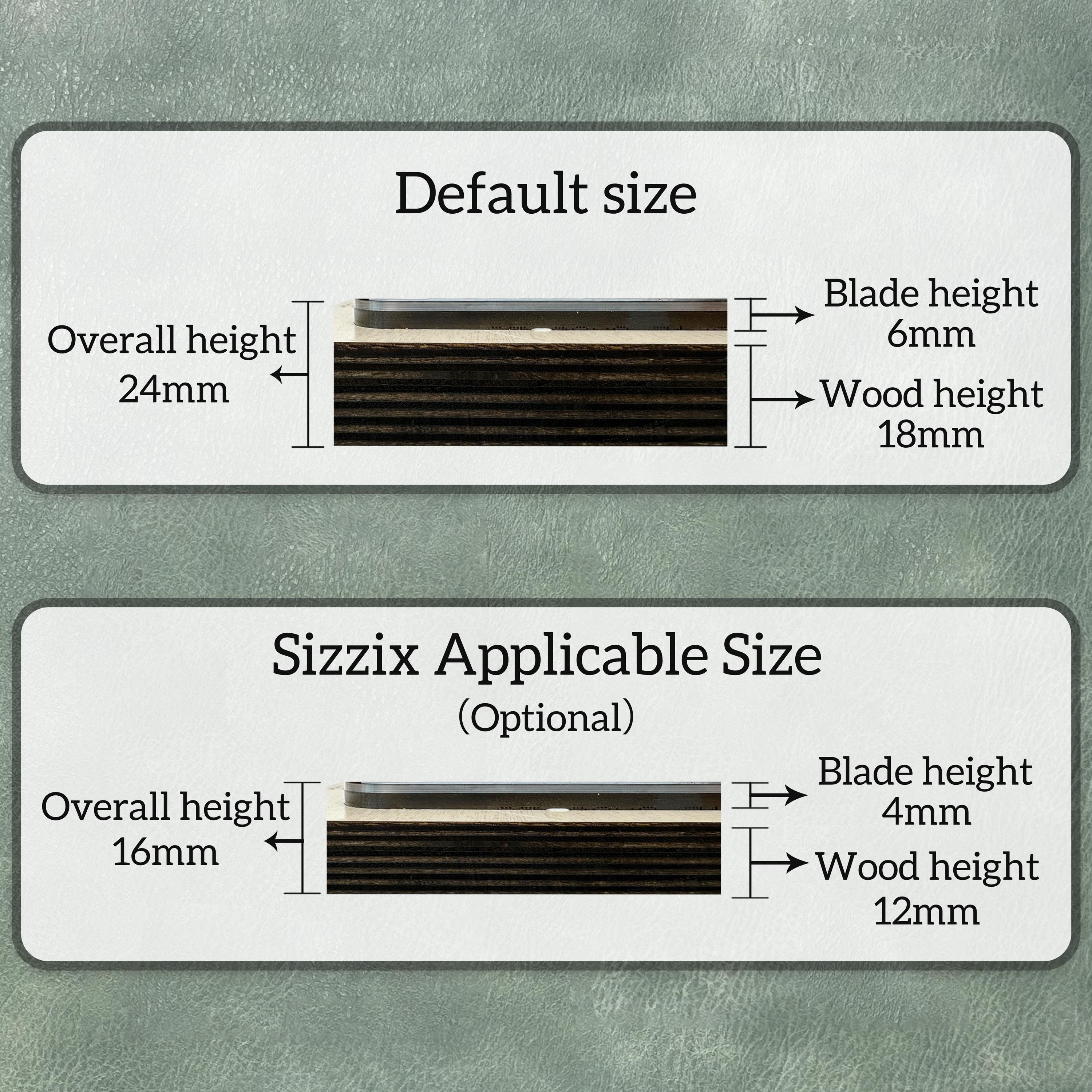 Bifold Wallet Leather Cutting Dies - Sizzix High Quality Steel Ruler Metal Dies | Precision Craft Tool Set for Leather and Kraft Projects