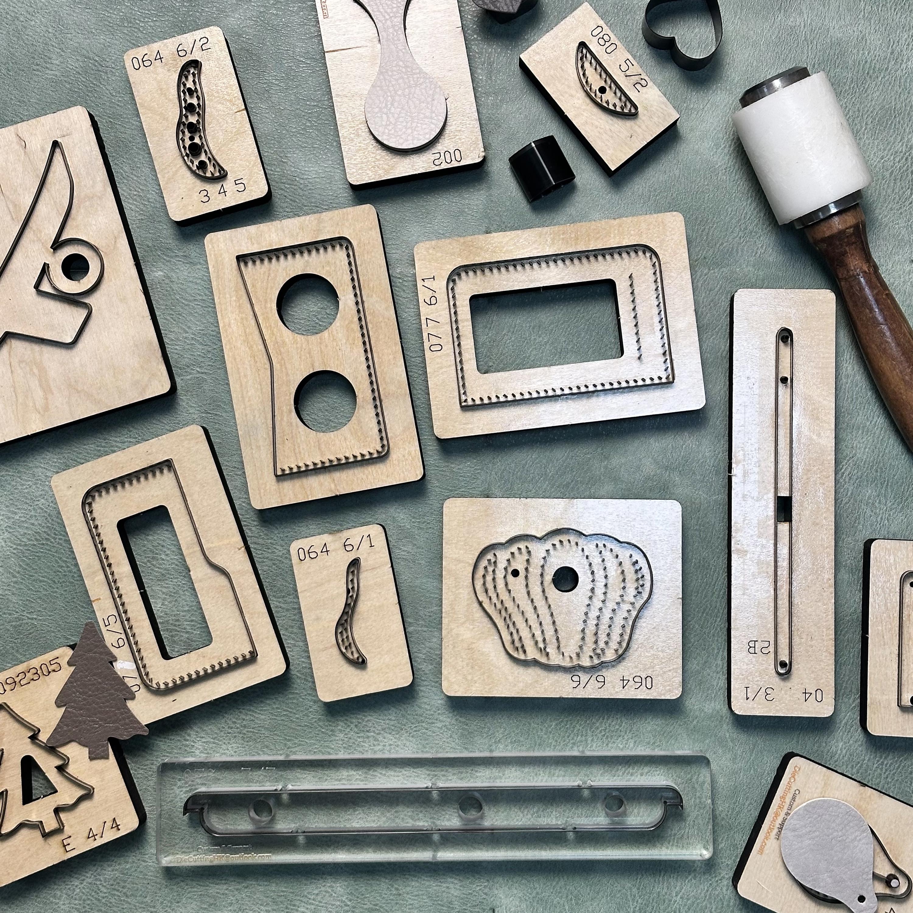 Airpods Earphone Case Leather Cutting Die - Precision Leather Craft Punch Tool | Durable Steel Knife Die Set for DIY and Craft Projects