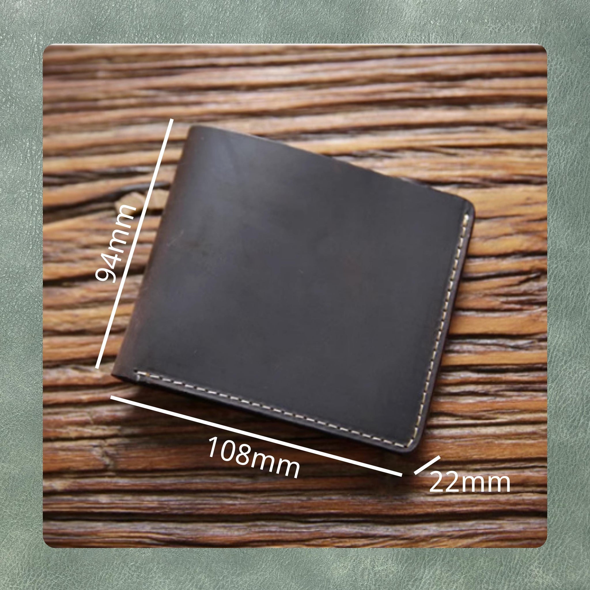 Bifold Wallet Leather Cutting Dies - Sizzix High Quality Steel Ruler Metal Dies | Precision Craft Tool Set for Leather and Kraft Projects
