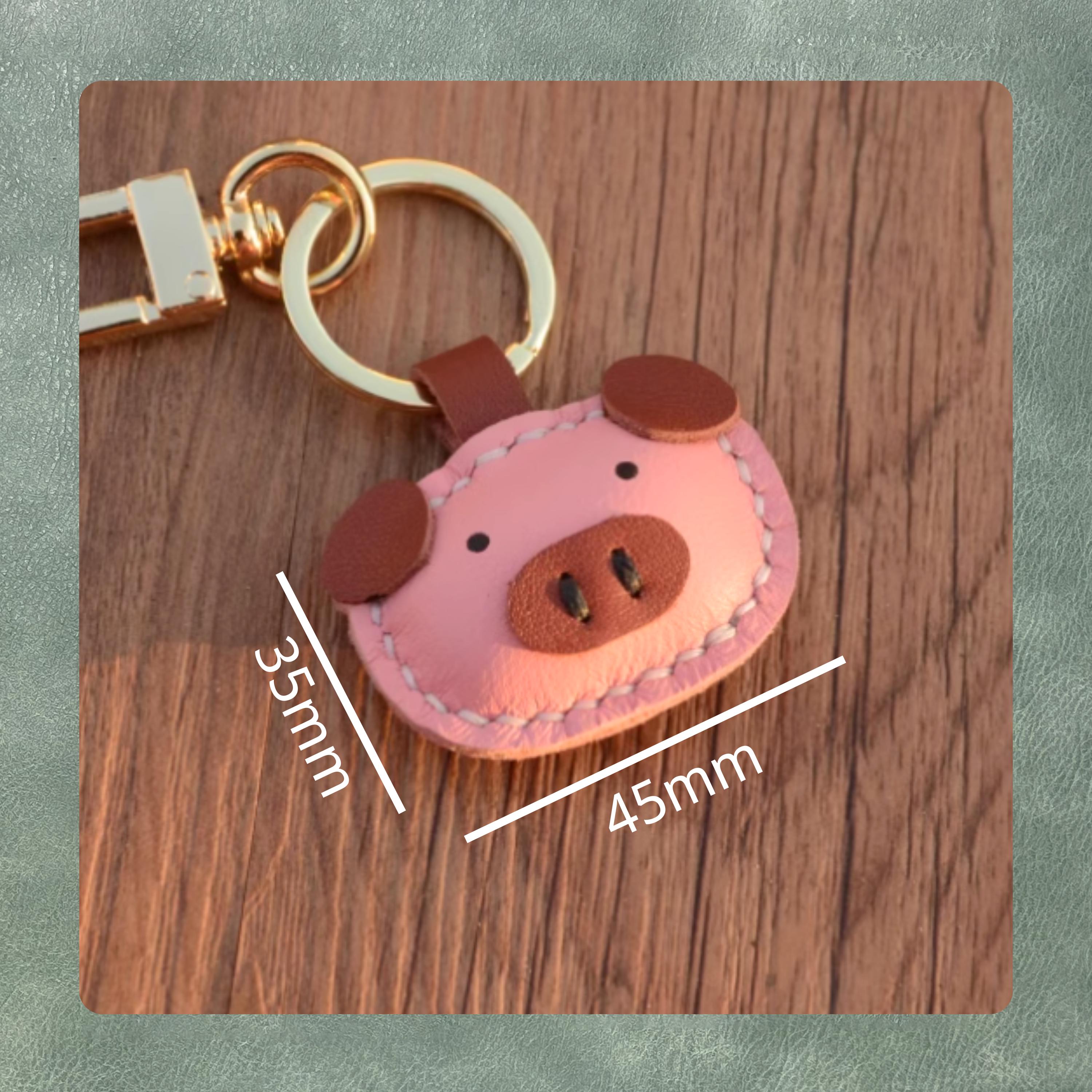 Piggy Keychain Precision Leather Die Cut - Premium Punch Tool for DIY Projects and Hand Sewing | Steel Ruler Metal Leather Craft Die Set