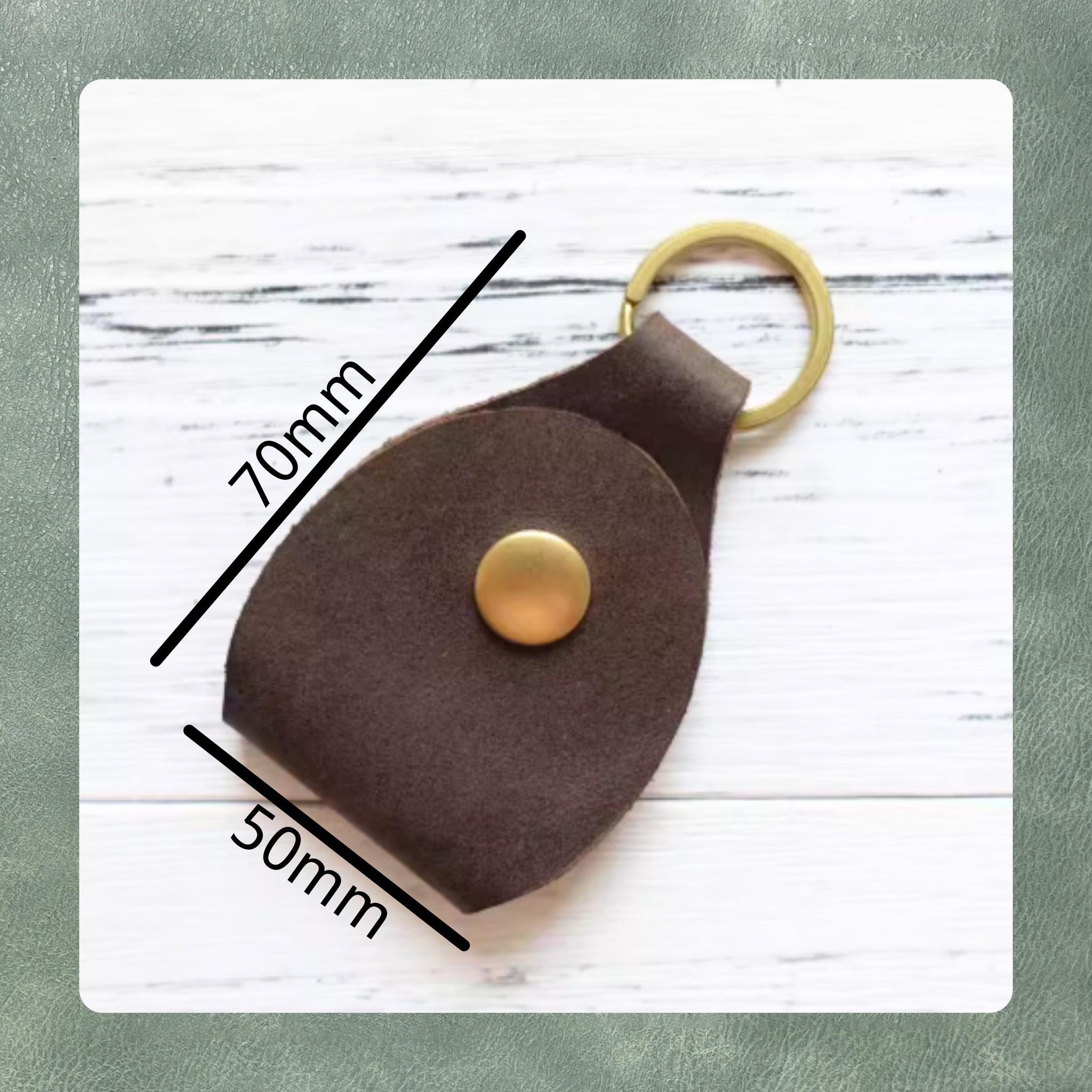 Custom Keychain Leather Cutting Die/Precision Leather Craft Tools/Steel Ruler Stamping Die Set/Suitable for DIY Projects and Hand Sewing