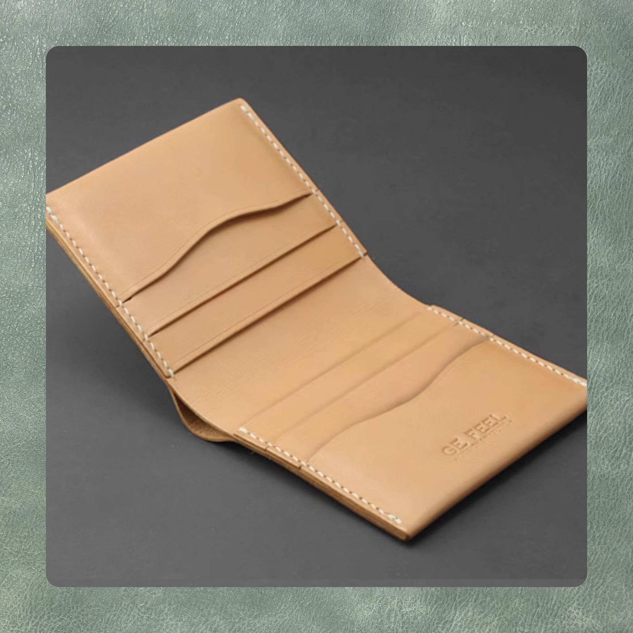 Wallet Bifold DIY Leather Die Cutting, Sizzix Die Cut Leather Steel Knife Metal Punching Die, Handmade Leather Crafts Kraft Paper Tools