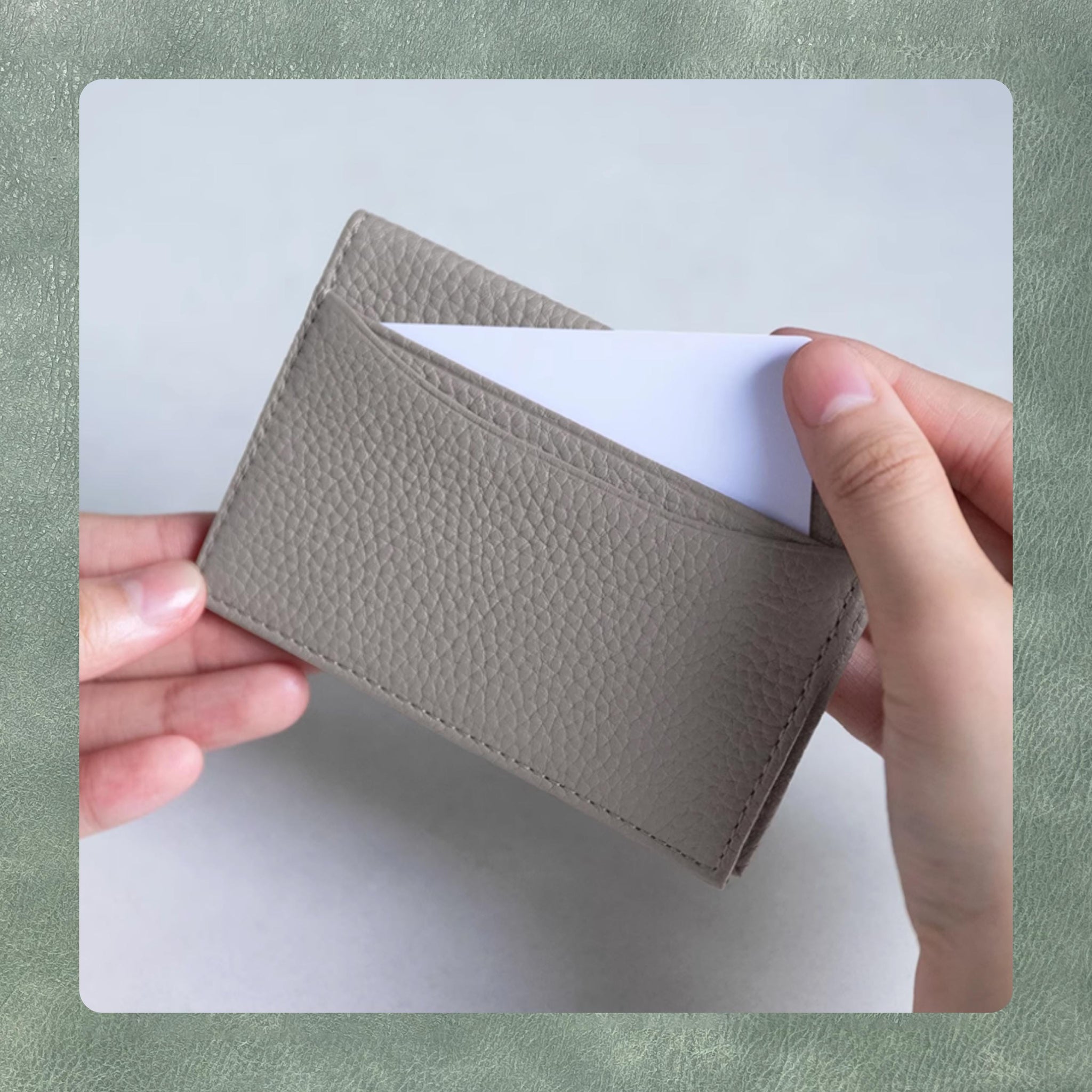 Wallet DIY leather die cutting, custom precision steel ruler metal cutting die, high quality handmade leather crafts kraft paper tool set