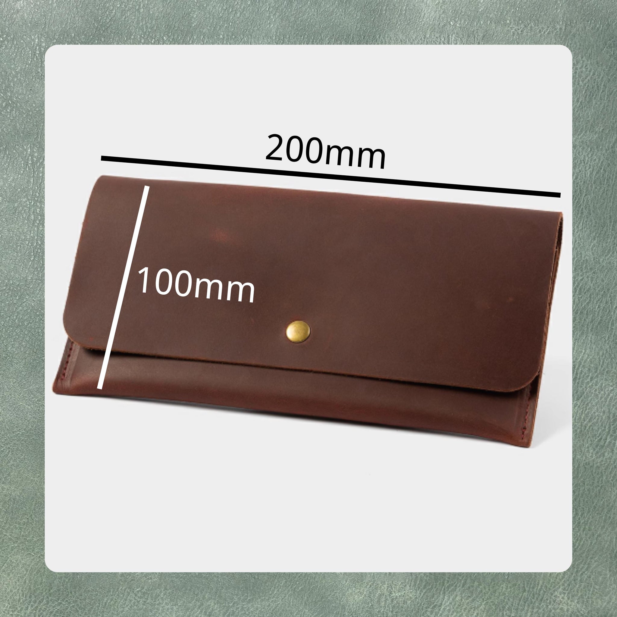 Long Wallet Custom Leather Die Cutting, Premium Handmade Leather Craft Kraft Paper Tool Set for DIY Craft Projects and Personalized Gifts