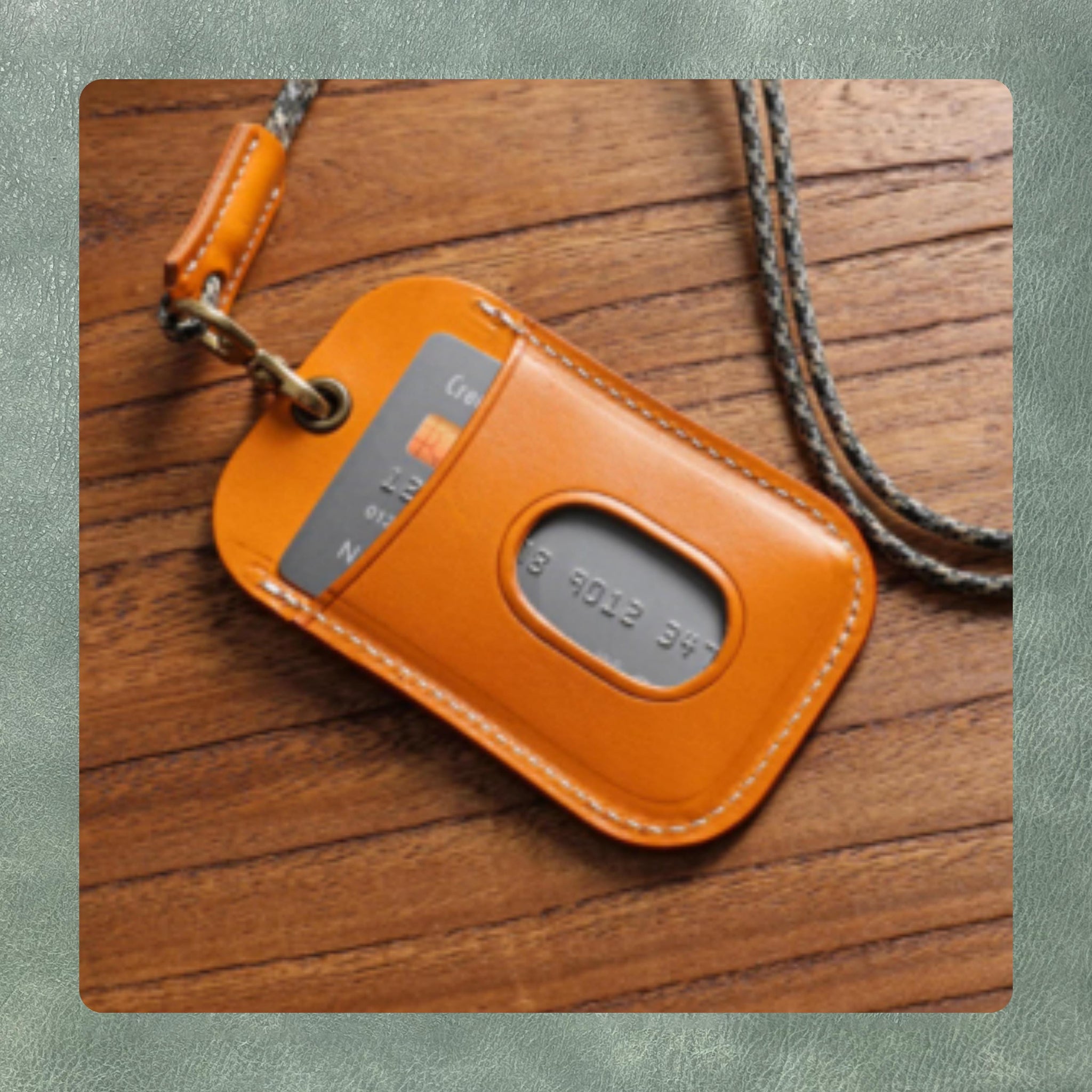 Work ID Holder Leather Die Cutting, Bus Card Holder Leather Craft Kraft Paper Tools for Cutting Leather, Fabric and Paper Personalized Dies