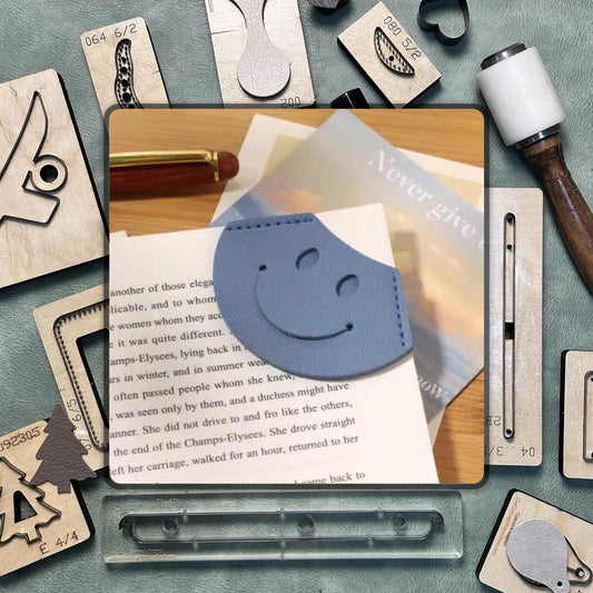 Personalized Smiley Face Bookmark Die Cut – Durable cutting die for custom DIY bookmarks and paper craft projects