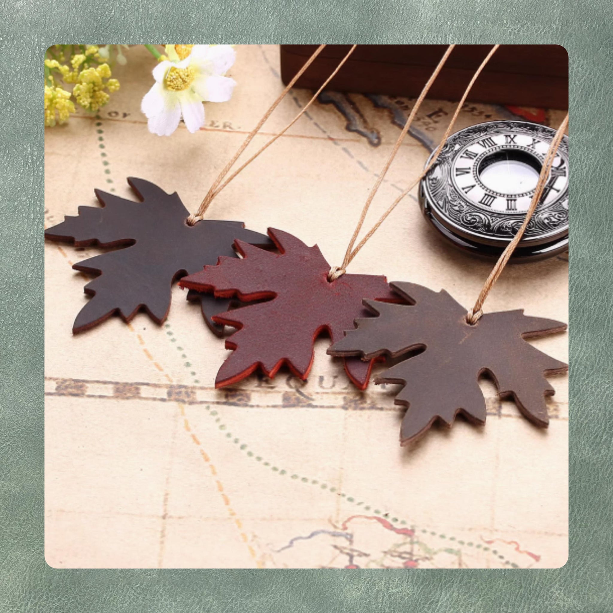 Custom Maple Leaf Bookmark Cutting Dies - High quality steel cutting dies for creating personalized, beautiful maple leaf bookmarks