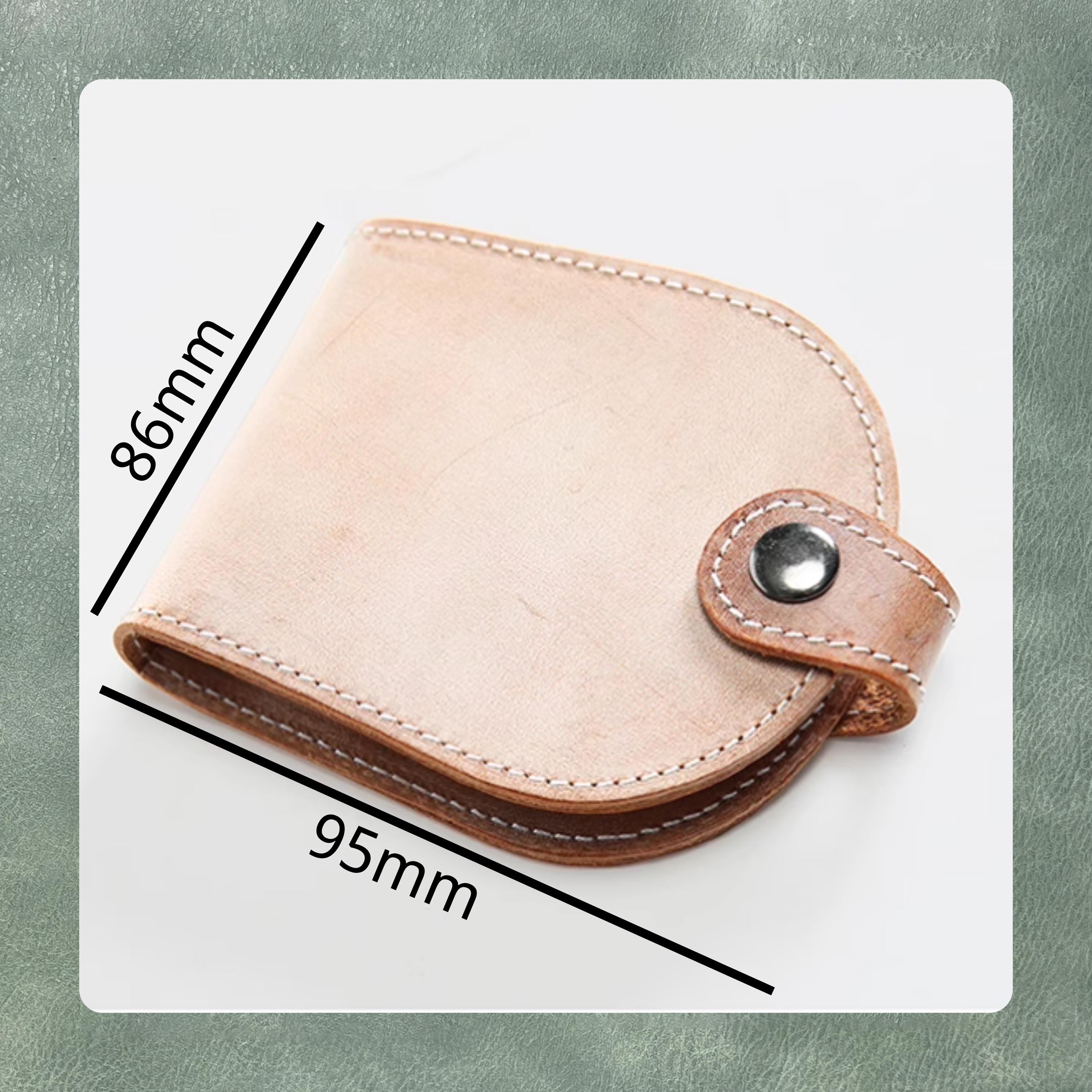 Custom Leather Small Coin Purse Steel Knife Cutting Die, Handmade Leather Punching Tool for DIY Craft Projects and Personalized Gifts