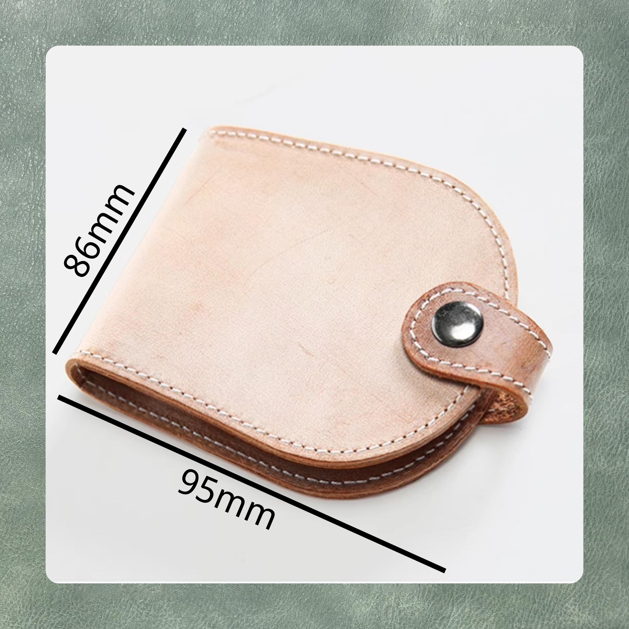 Custom Leather Small Coin Purse Steel Knife Cutting Die, Handmade Leather Punching Tool for DIY Craft Projects and Personalized Gifts