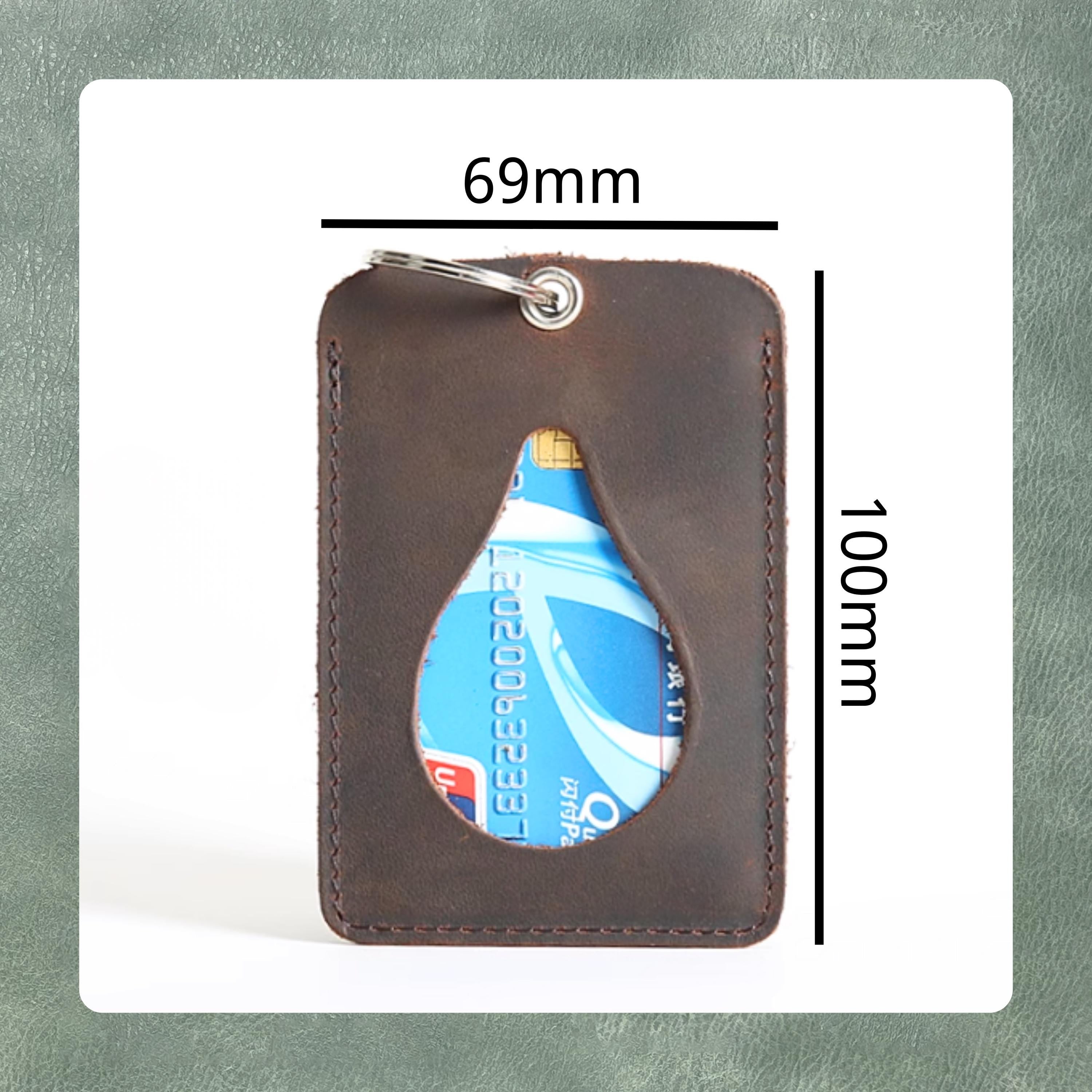 Custom Leather Pass Card Holder Steel Knife Cutting Die, Handmade Leather Punching Tool for DIY Craft Projects and Personalized Gifts