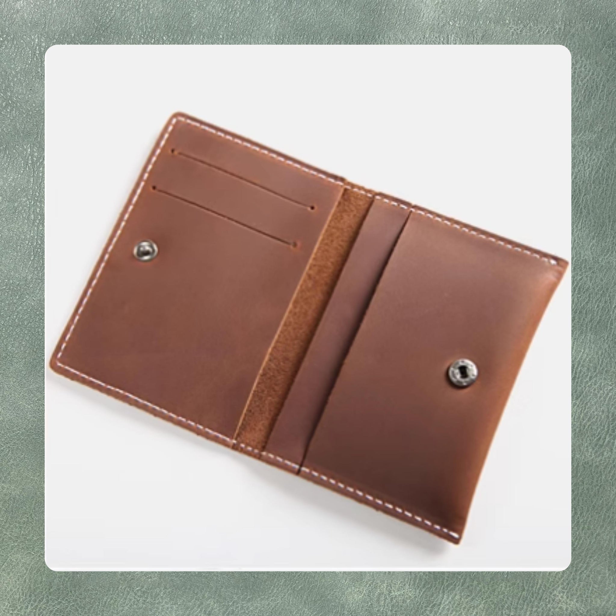 Bifold Card Holder Leather Steel Knife Die Cutting/Handmade Custom Punching Tool Set/Suitable for DIY Craft Projects and Personalized Gifts