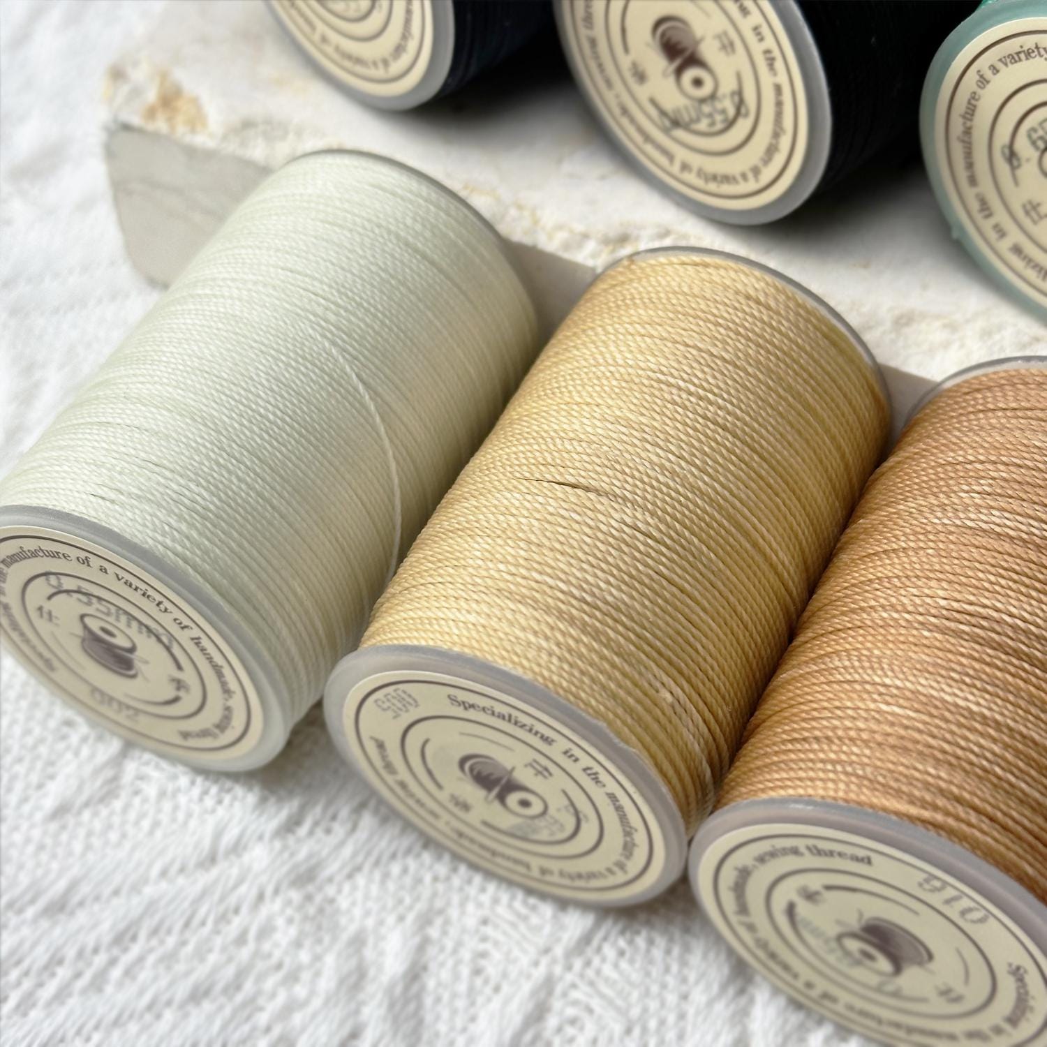 63 Colors  Waxed Polyester Cord, Macrame, Knotting String, Leather Sewing, Beading, Kumihimo Waxed Thread 188yd Spool