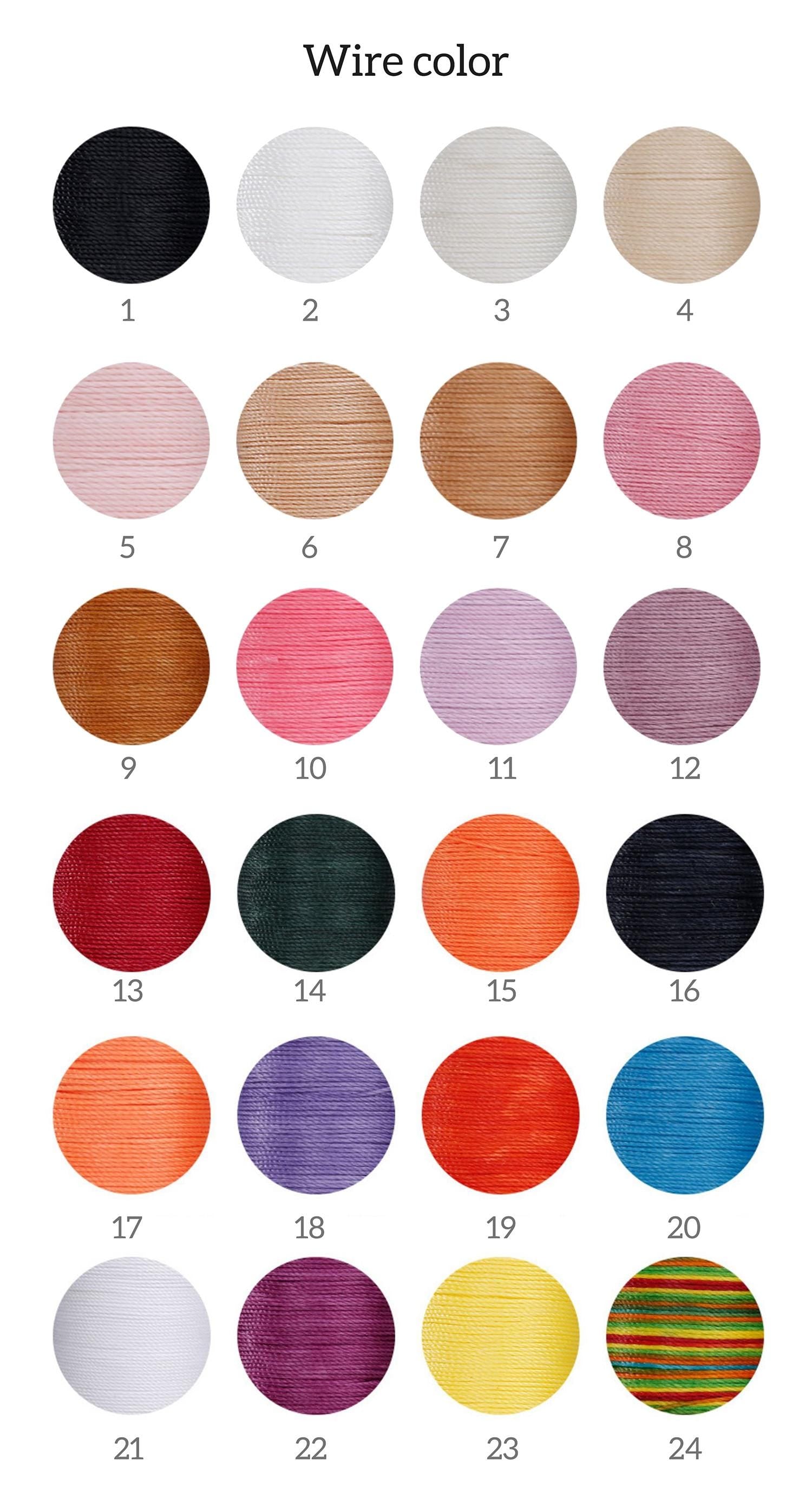 63 Colors  Waxed Polyester Cord, Macrame, Knotting String, Leather Sewing, Beading, Kumihimo Waxed Thread 188yd Spool