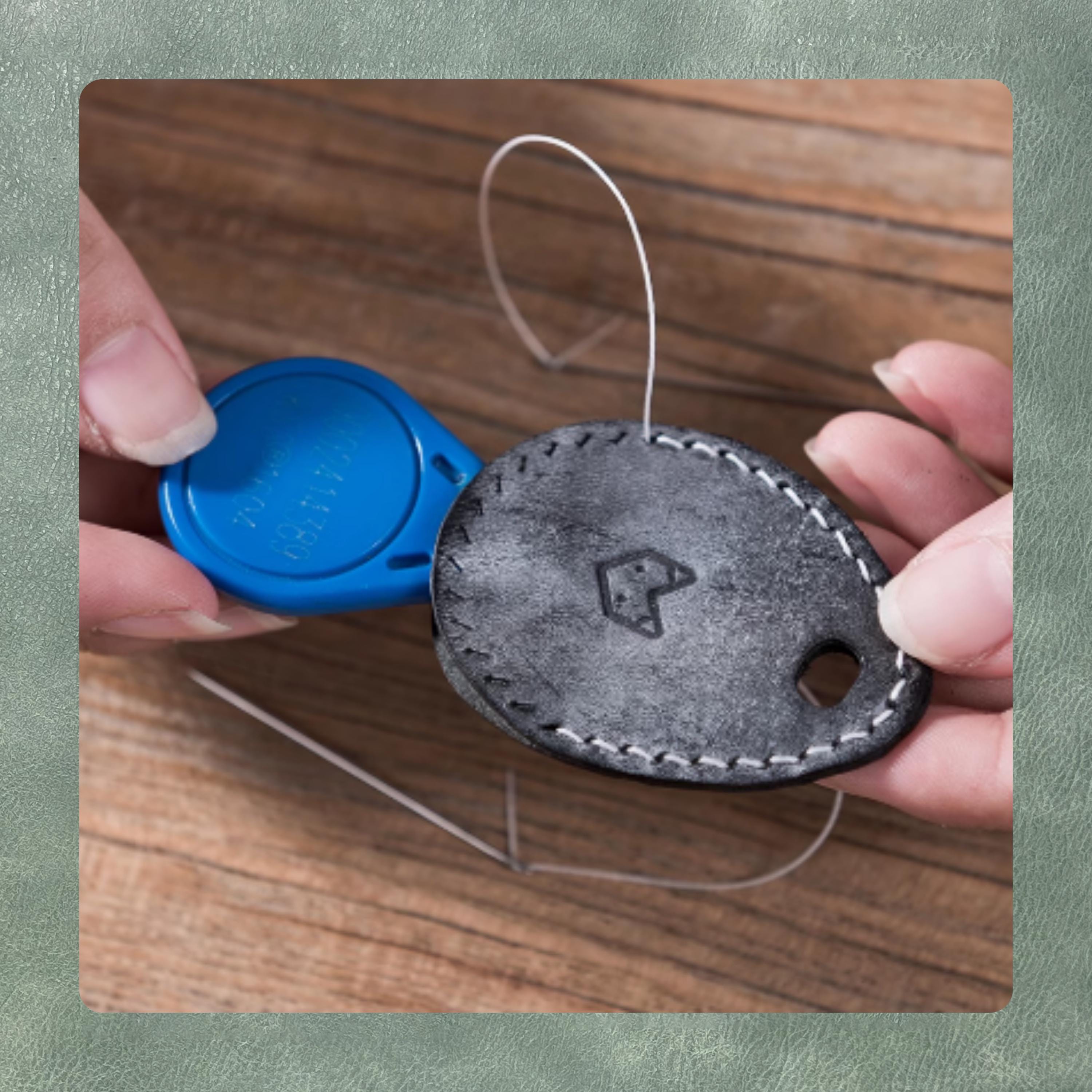 Keychain Leather Pendant Cutting Die, Custom Steel Knife Cutting Die Leather Craft Punch Tool, Compatible with Sizzix and Manual Machines