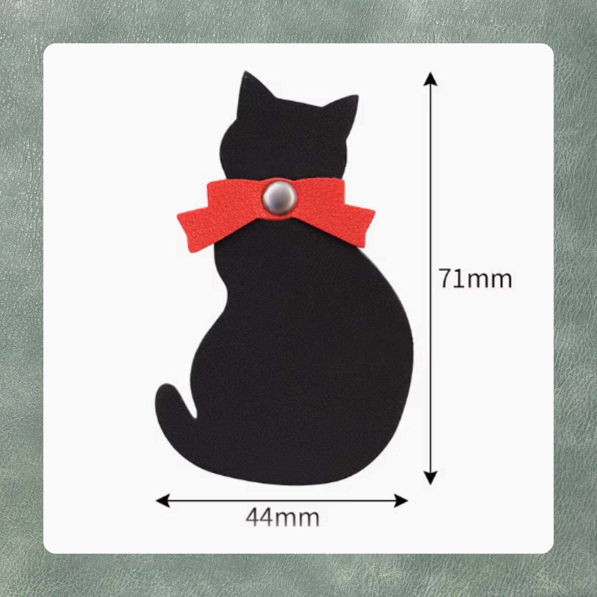 DIY Cat Shaped Bookmark Cutting Die, Custom Leather Bookmark Punching Die, Leather Precision Craft Tool for Sizzix Machine