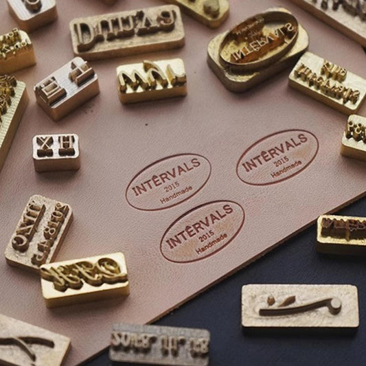 Custom Brass Logo Stamp - Personalized Branding Iron for Leather, Wood, Baking & More - Embossing Tool for Handmade Products