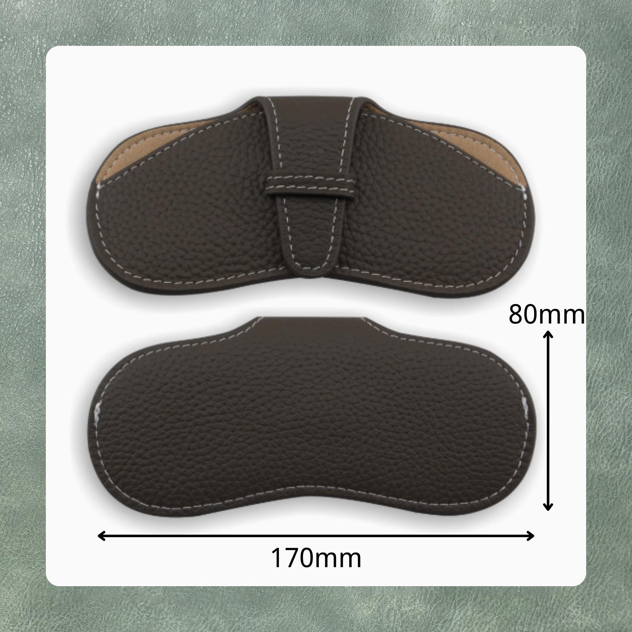 Handmade glasses case leather die cutting / precision cutting unique design / custom leather cutting die / leather craft lovers' choice