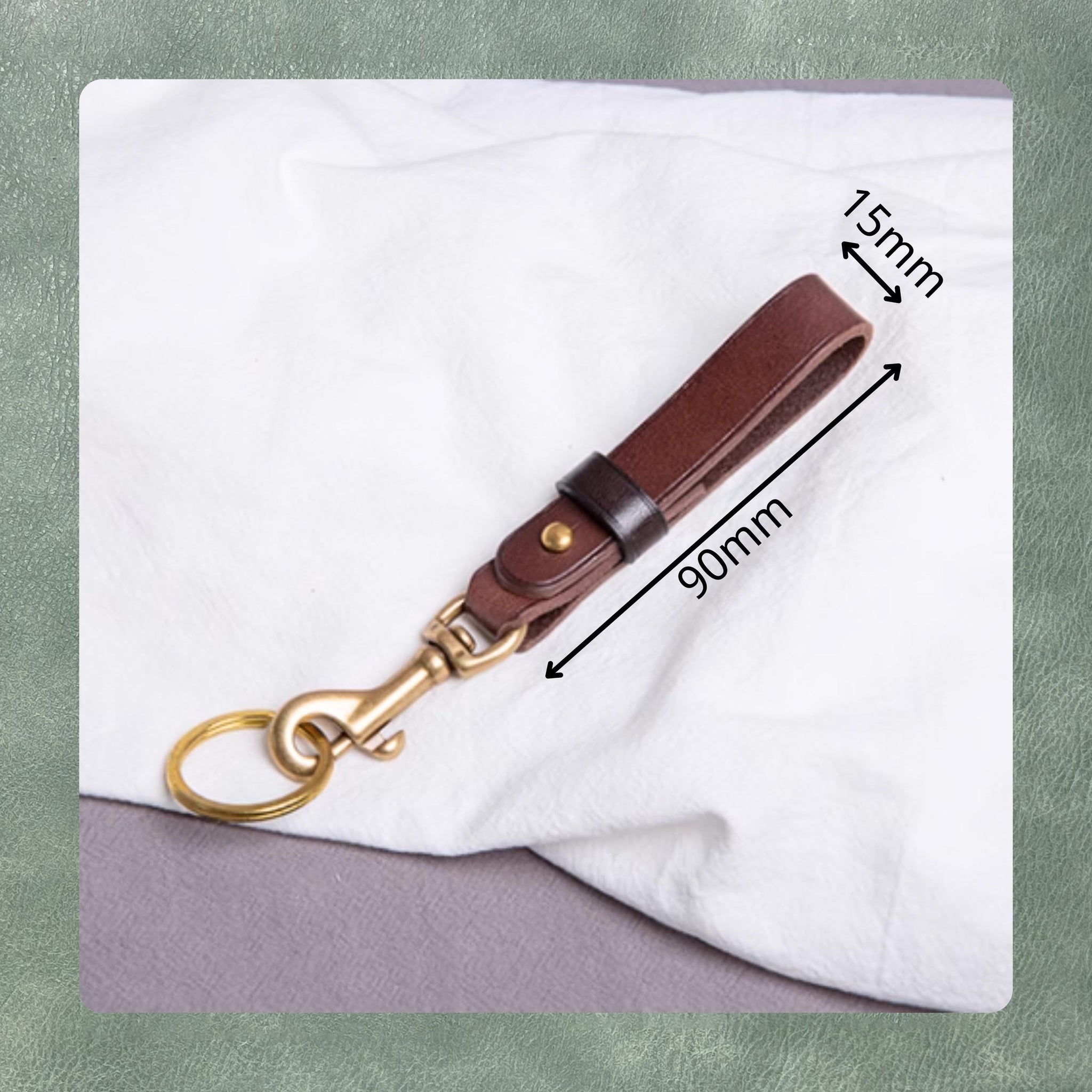 Handmade Keychain Leather Die Cutting | Precision Leather Keychain Die for DIY and Handmade Accessories | Leather Craft Lovers