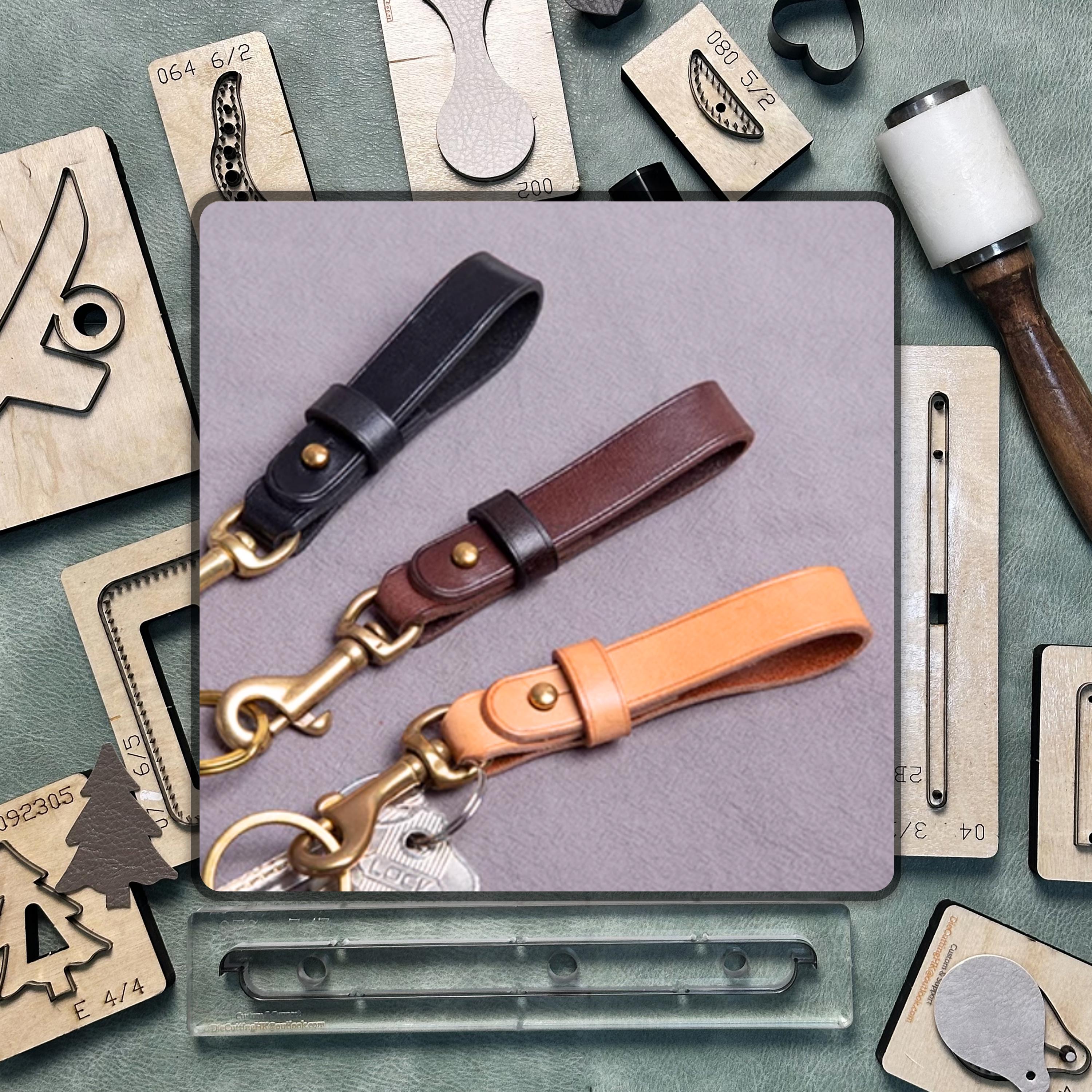 Handmade Keychain Leather Die Cutting | Precision Leather Keychain Die for DIY and Handmade Accessories | Leather Craft Lovers