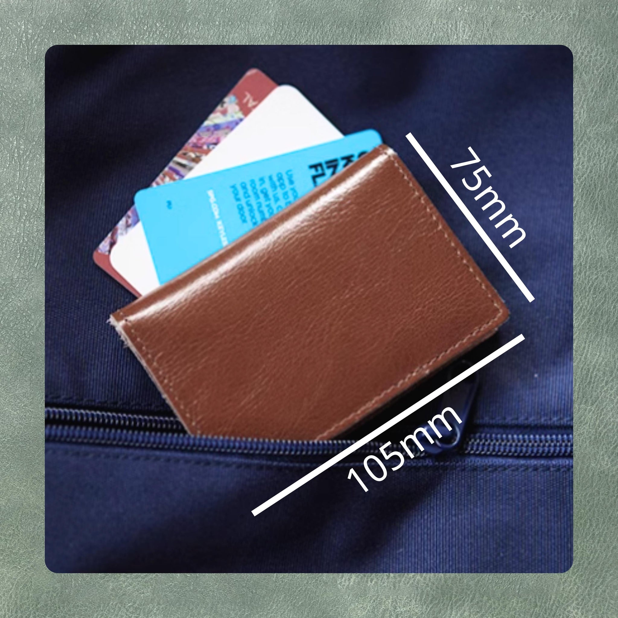 Bifold Card Holder Leather Die Cutting - DIY Handmade Leather Precision Cutting Die, High Quality Steel Knife Metal Punching Tool Set