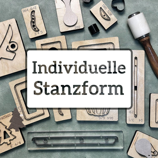 Stanzform Leder Papier Moosgummi Gummi – Individuelle Stahlstanzform kompatibel mit Sizzix für DIY & Produktion