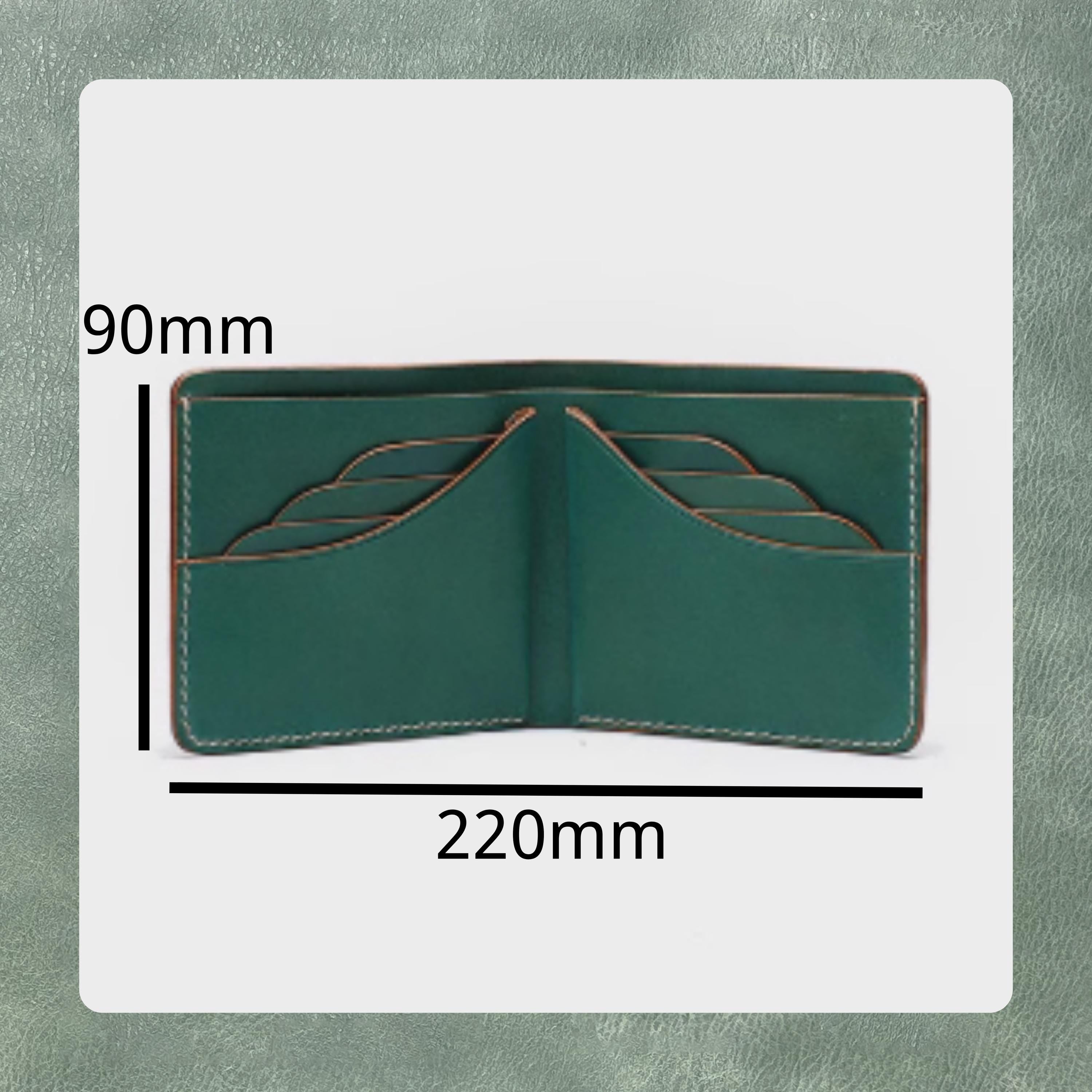 Unique Design Wallet Handmade Leather Die Cutting, DIY Leather Steel Knife Metal Cutting Die, Custom Leather Crafts Punching Tool Set