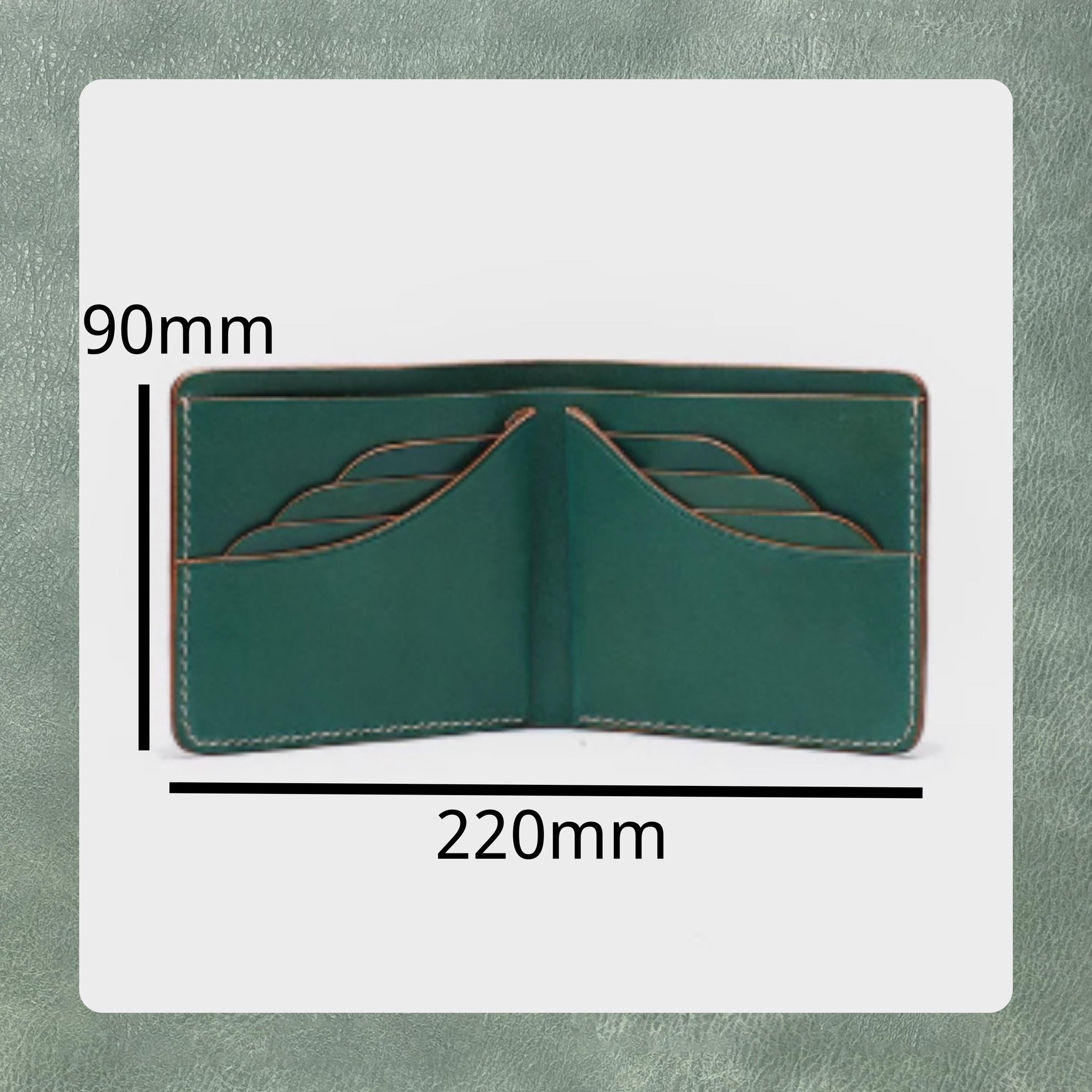 Unique Design Wallet Handmade Leather Die Cutting, DIY Leather Steel Knife Metal Cutting Die, Custom Leather Crafts Punching Tool Set