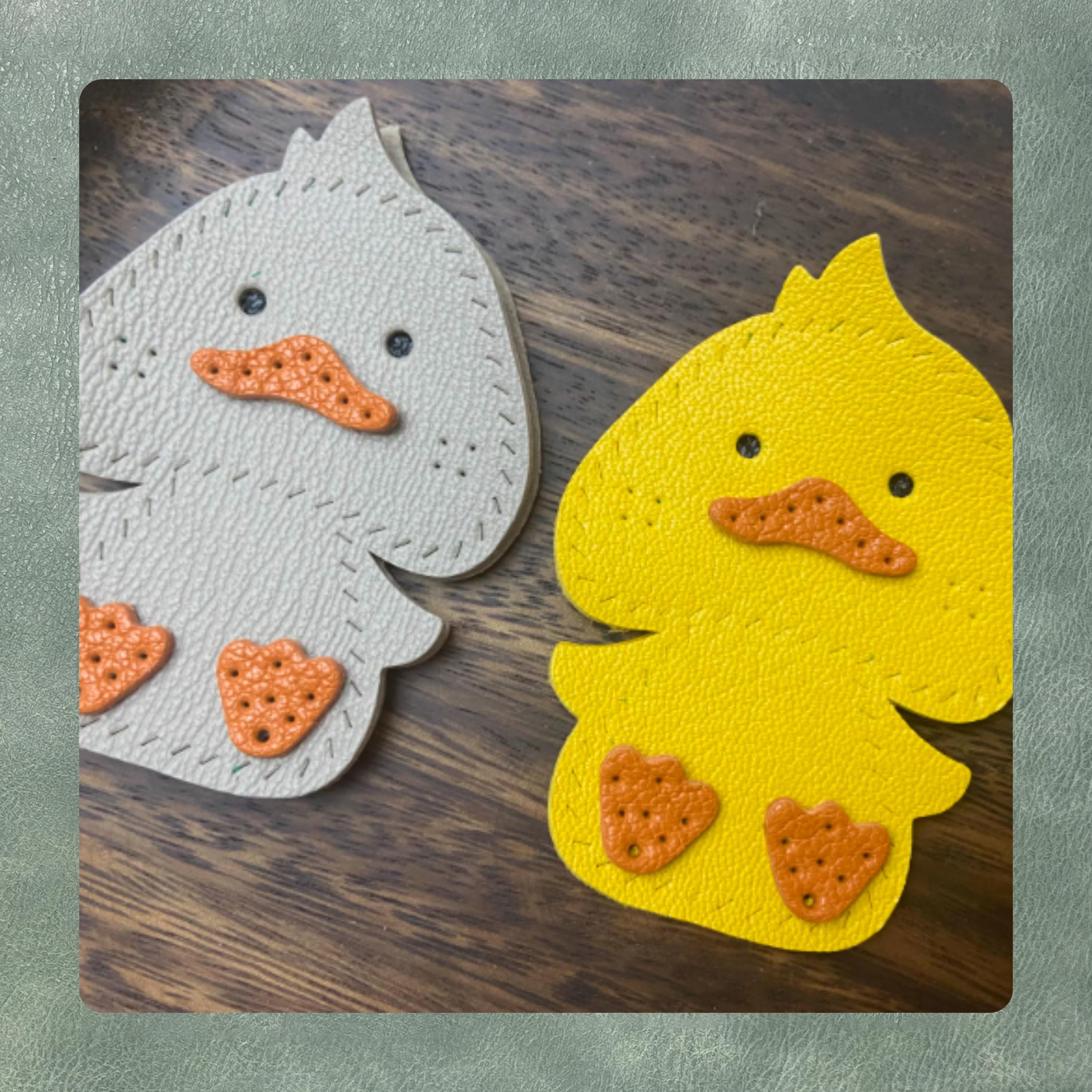 Duck Keychain Custom Leather Cutting Die/Pendant Leather Punch Tool Set/Suitable for Leather Craft and DIY Projects/Compatible with Sizzix