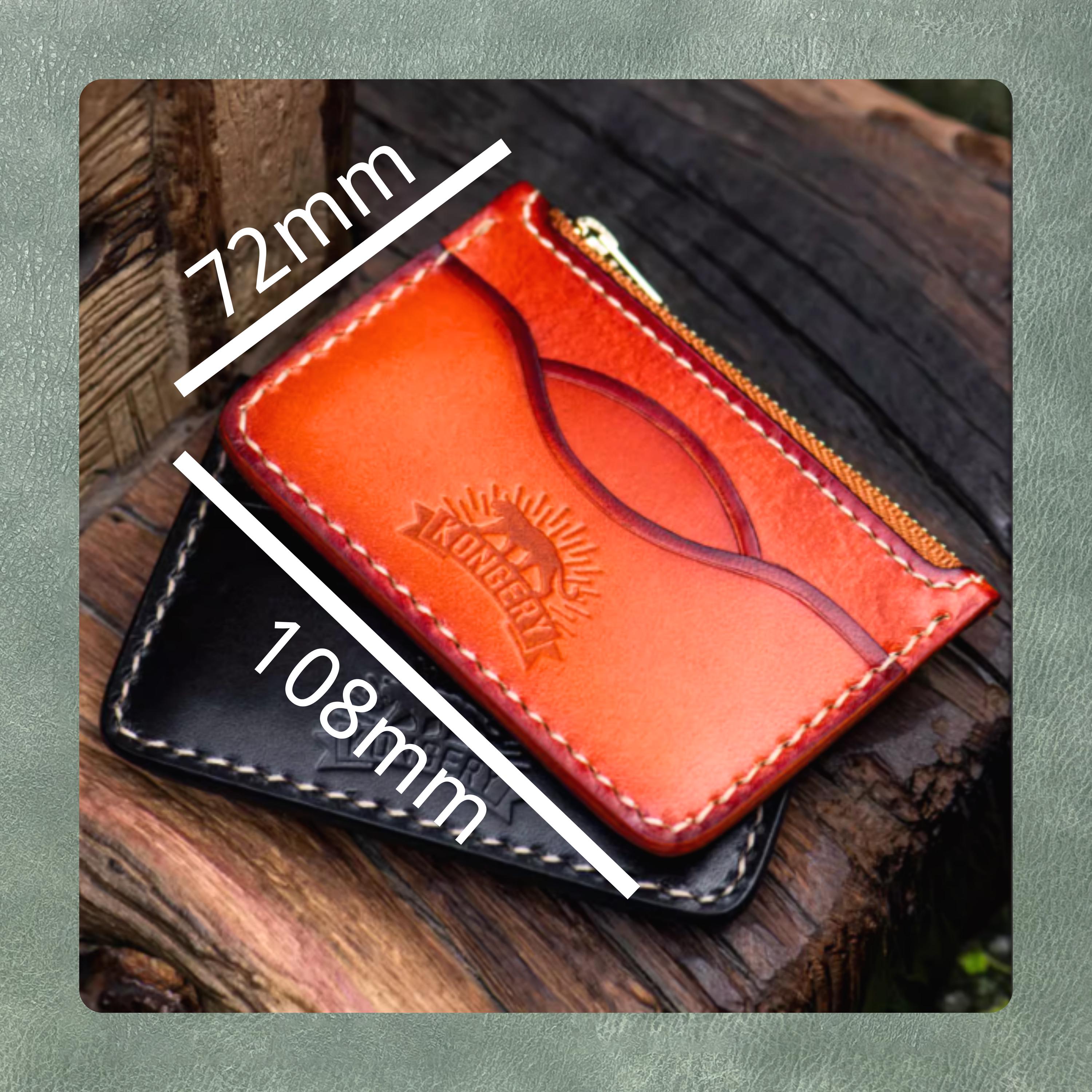 Handmade Card Holder Leather Cutting Dies - Precision Leather Craft Punch Tools | Durable Steel Knife Die Set for DIY and Craft Projects