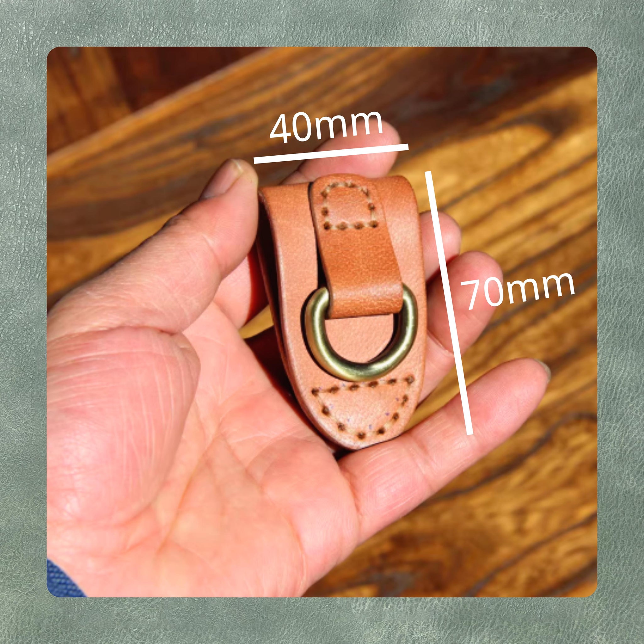 High Quality Keychain Cutting Die/Handmade Precision Steel Knife Punching Tool/Customized Leather Craft Cutting Kit/Father's Day Gift