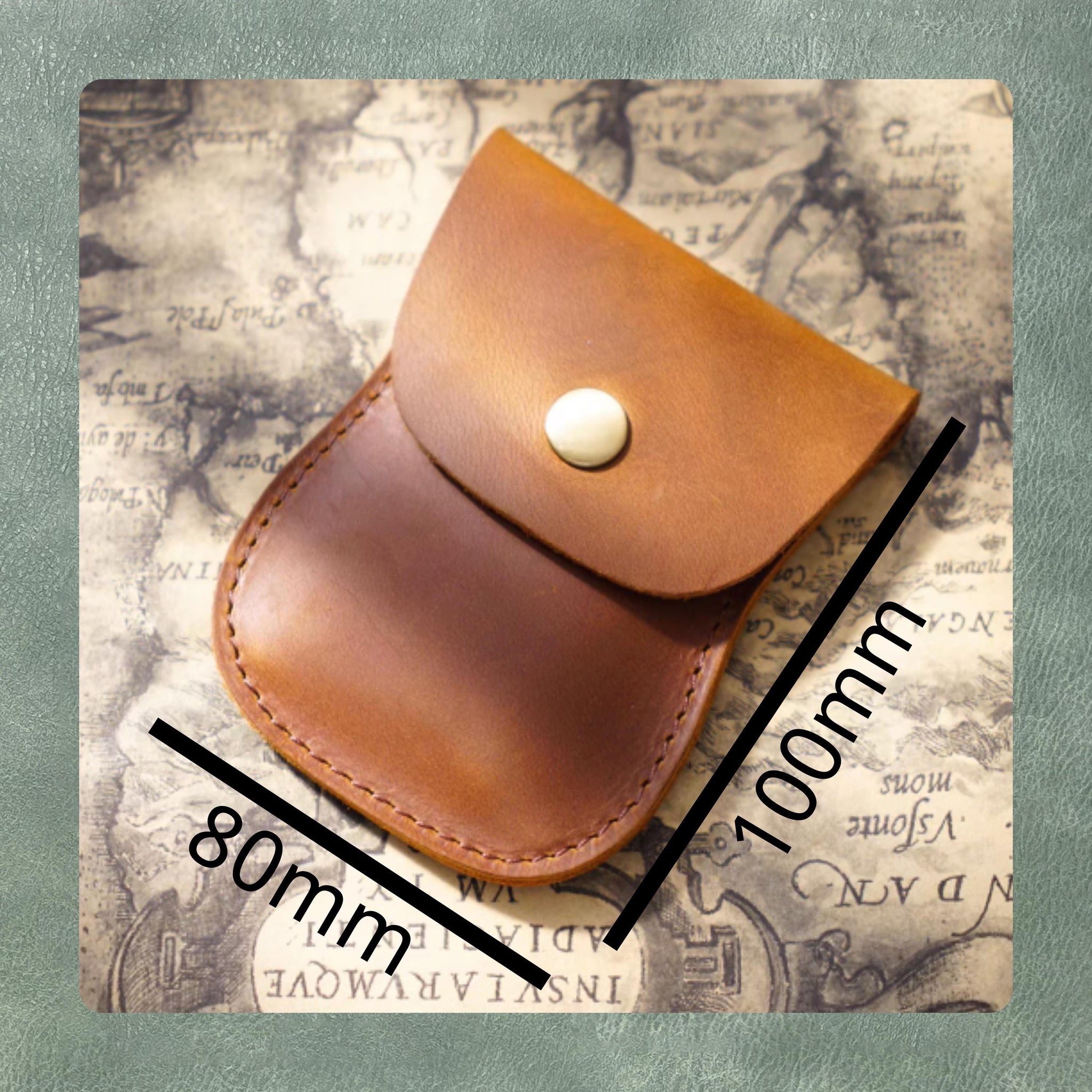 Leather Small Coin Purse Card Holder Cutting Die - Precision Leather Craft Punch Tool | Durable Steel Knife Die Set, Father's Day Gift