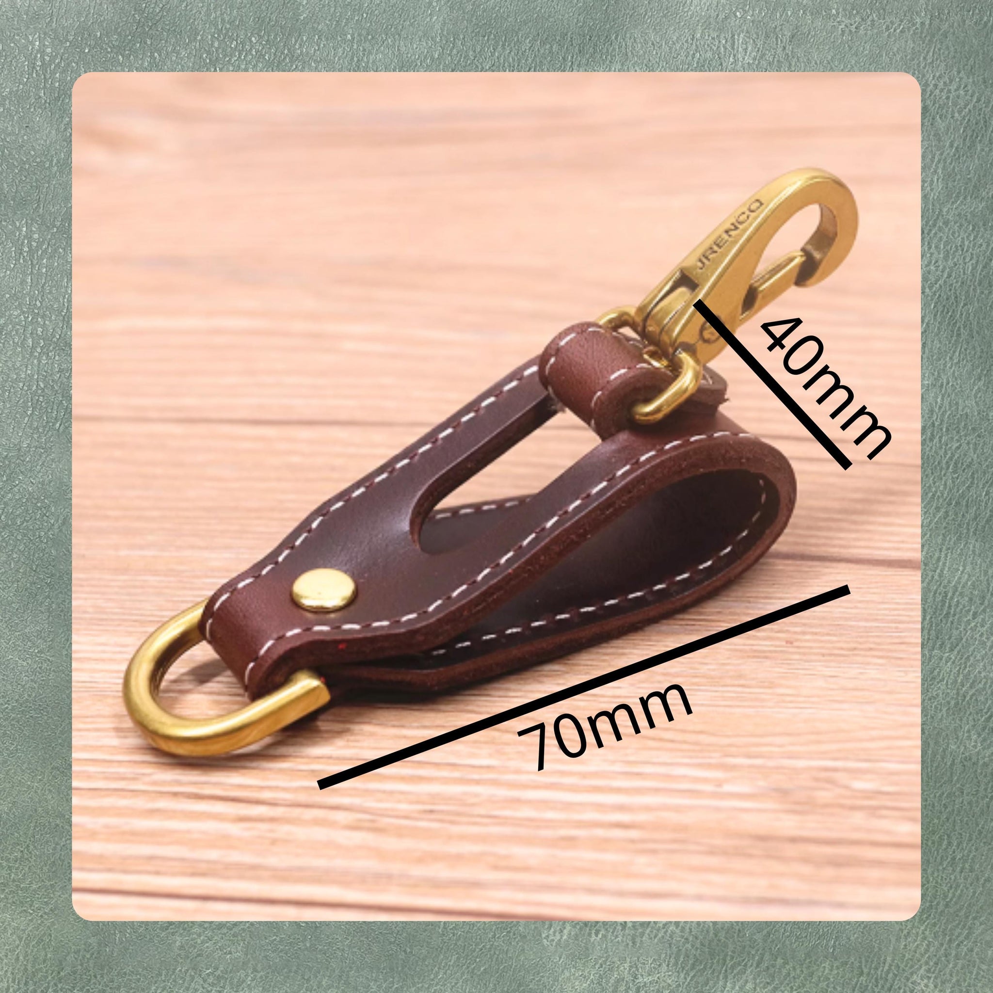 Handmade leather keychain die cutting/diy precision steel knife punching tool/custom leather craft cutting kit/father's day gift