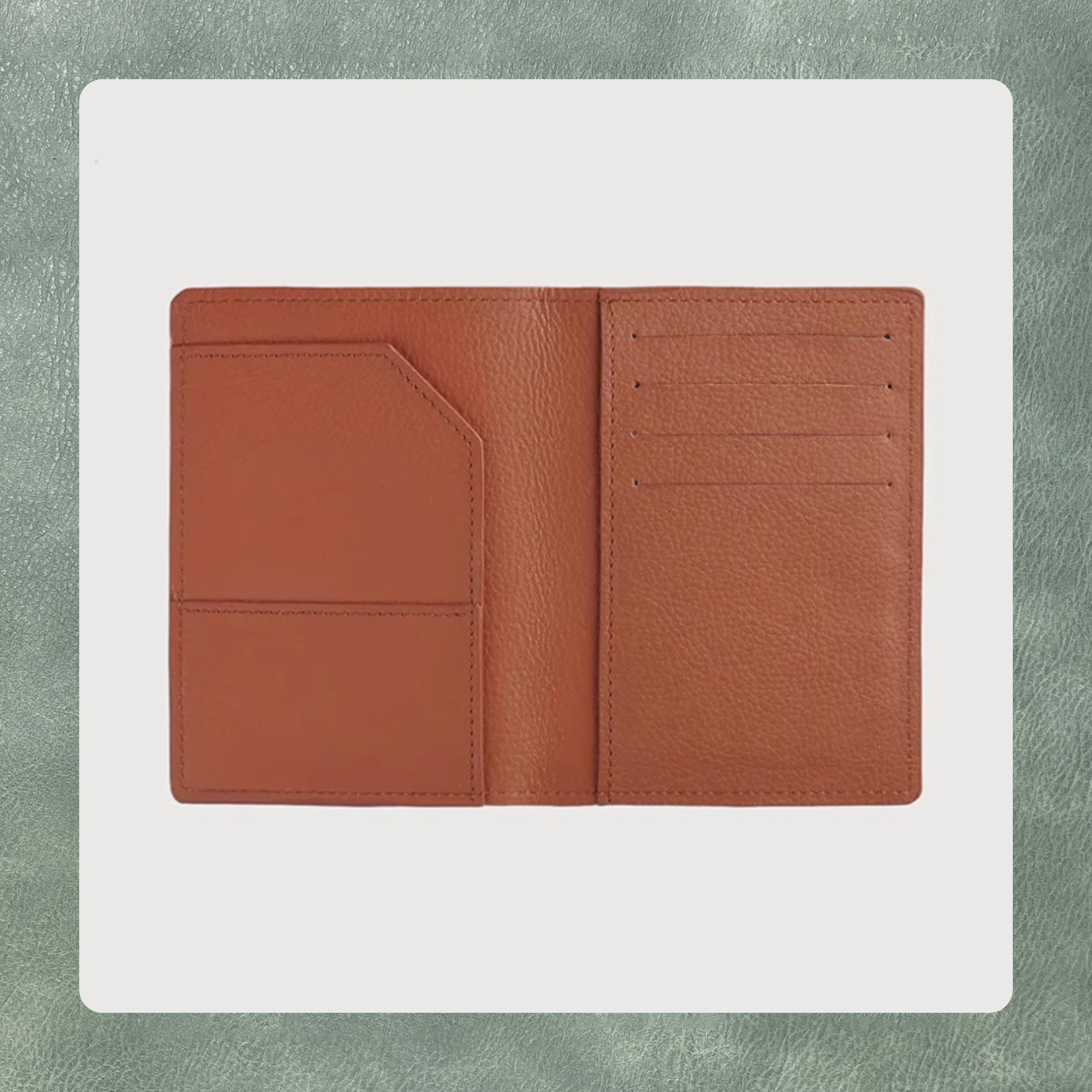 Passport Holder Card Holder Leather Cutting Dies - Steel Knife Metal Stamping Dies | Precision Tool Set for Leather and Kraft Craft Projects