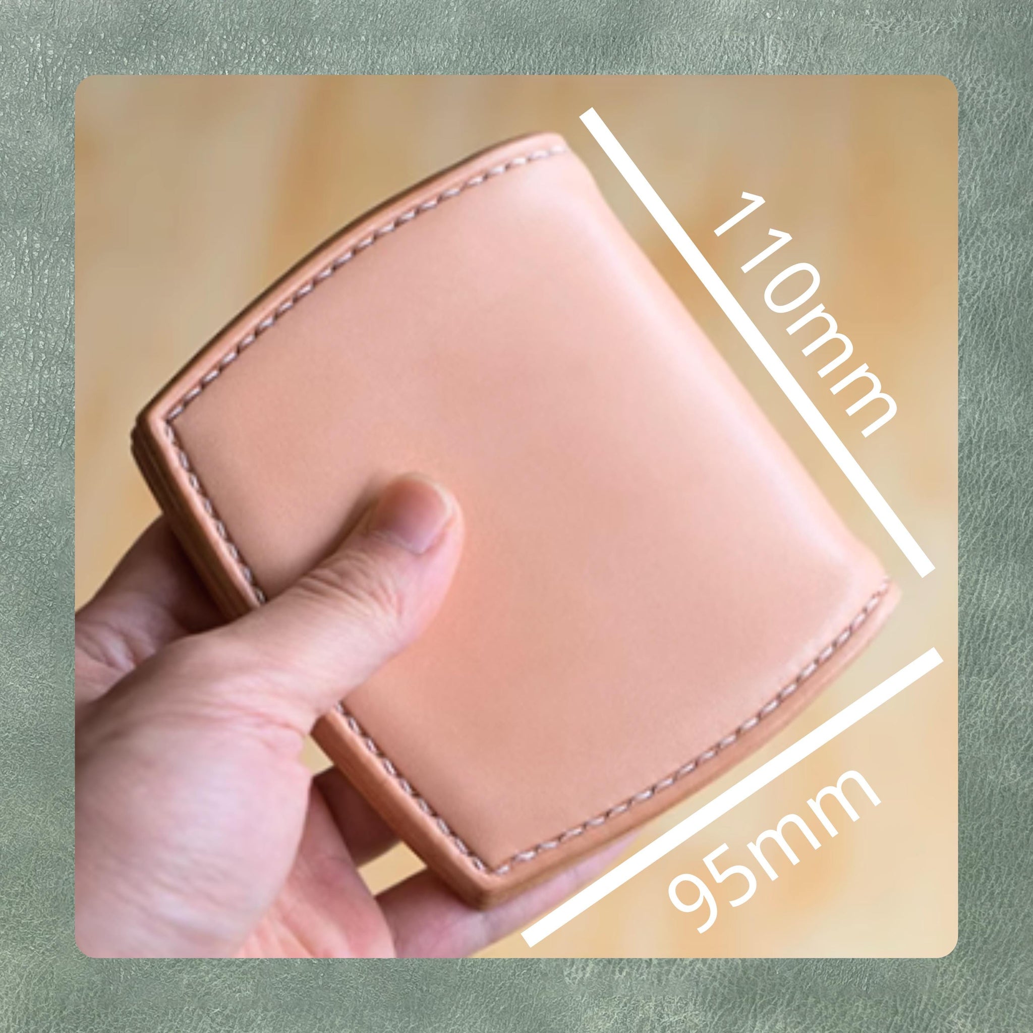 Handmade Spring Clip Wallet Leather Punch Tool - Custom Metal Steel Blade | Premium Precision Leather Cutting Die Set / Personalized Gift