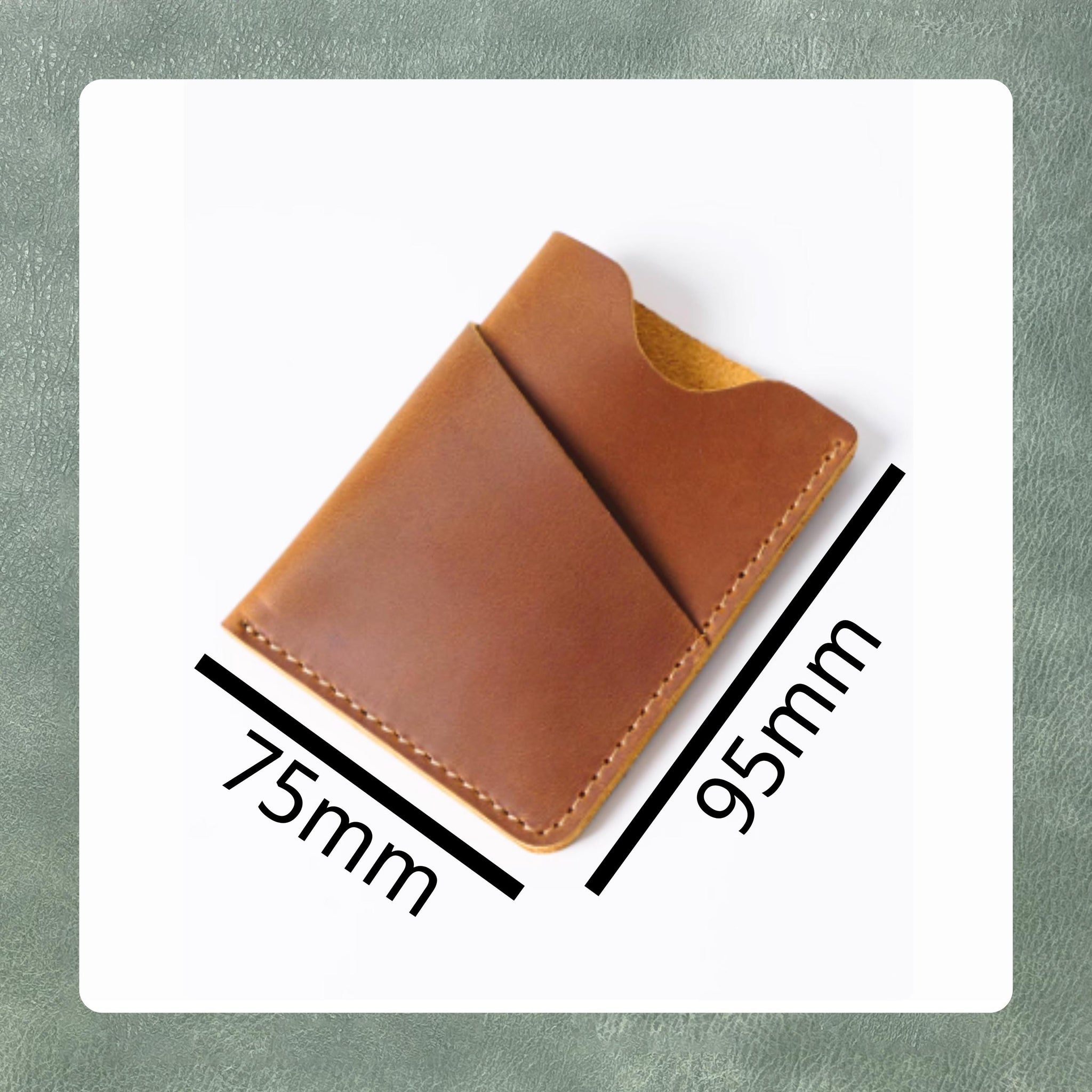 Premium Card Holder Leather Die Cutting - Precision Leather Craft Punch Tool | Durable Steel Knife Die Set for DIY and Craft Projects