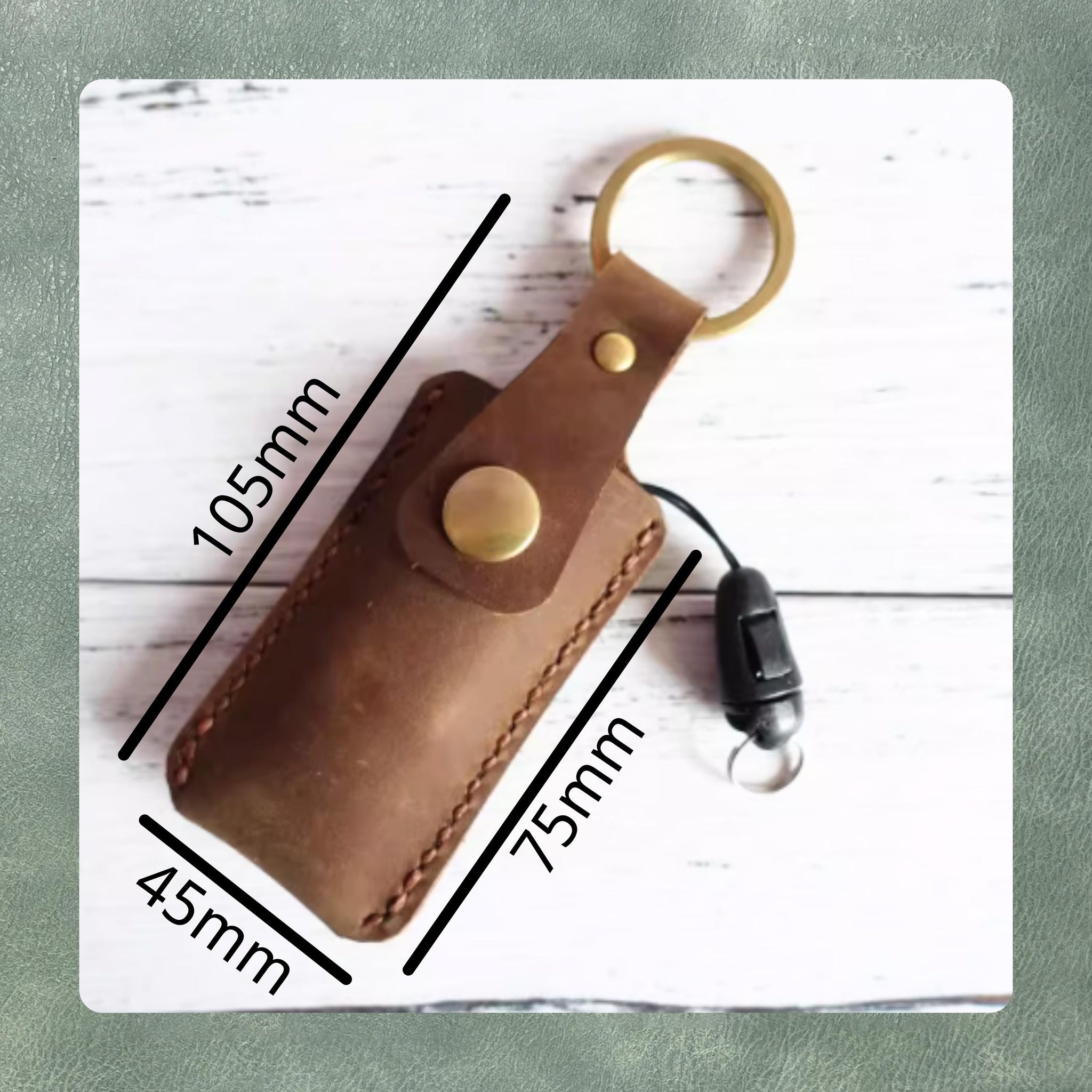 Keychain Custom Leather Cutting Die/Precision Leather Craft Tools/Steel Ruler Metal Leather Punch Set/Ideal for Leather Craft Lovers