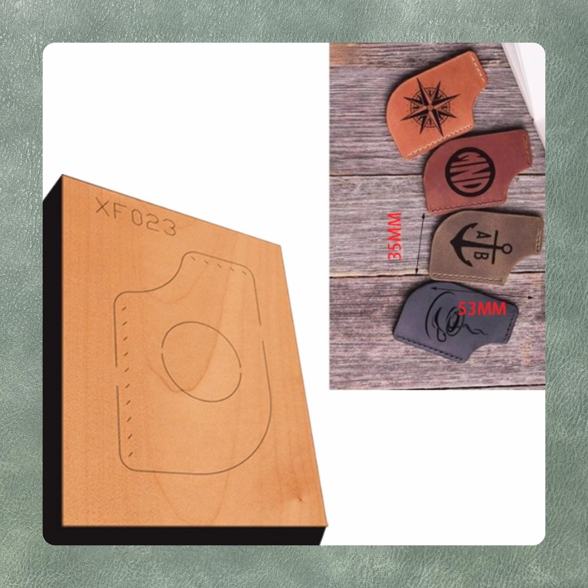 Bookmark DIY leather die cutting, Sizzix die cutting leather steel knife metal punching die, handmade leather crafts kraft paper tools