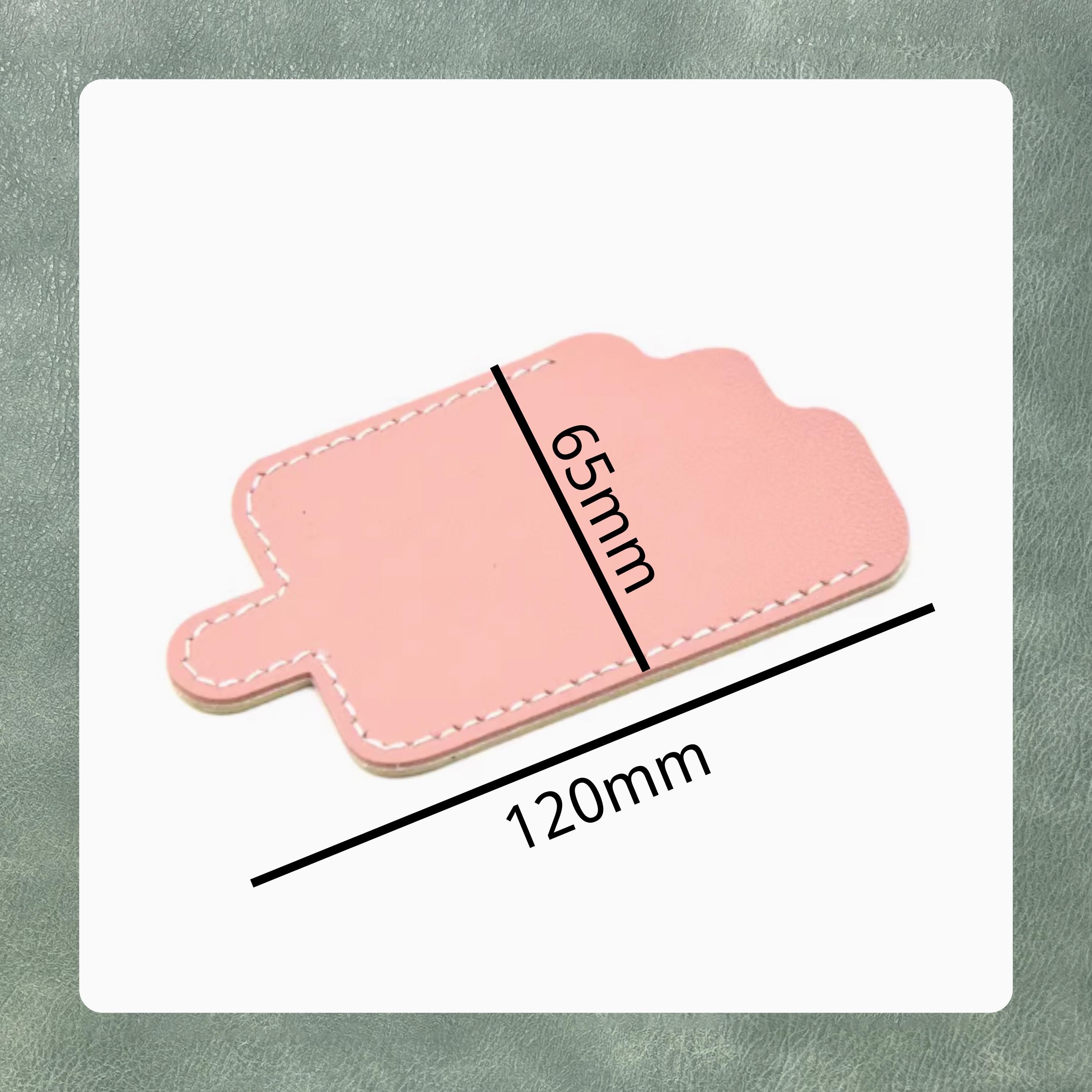 Popsicle Shape Card Holder DIY Leather Die Cut, Sizzix Die Cut Leather Precision Cutting Dies, Handmade Leather Crafts Kraft Paper Tools