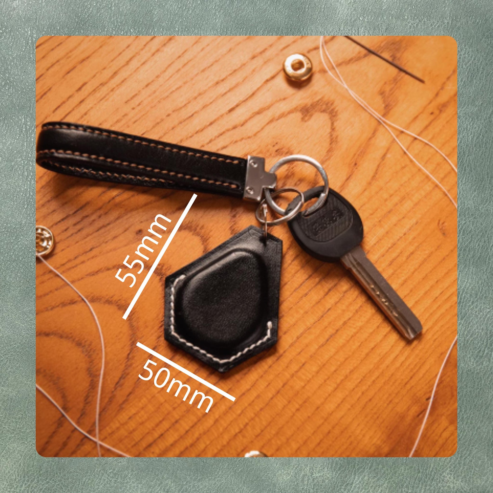 Leather Keychain Die Cutting, Custom DIY Leather Craft Kraft Paper Tool Set for Cutting Leather, Fabric and Paper Personalized Dies