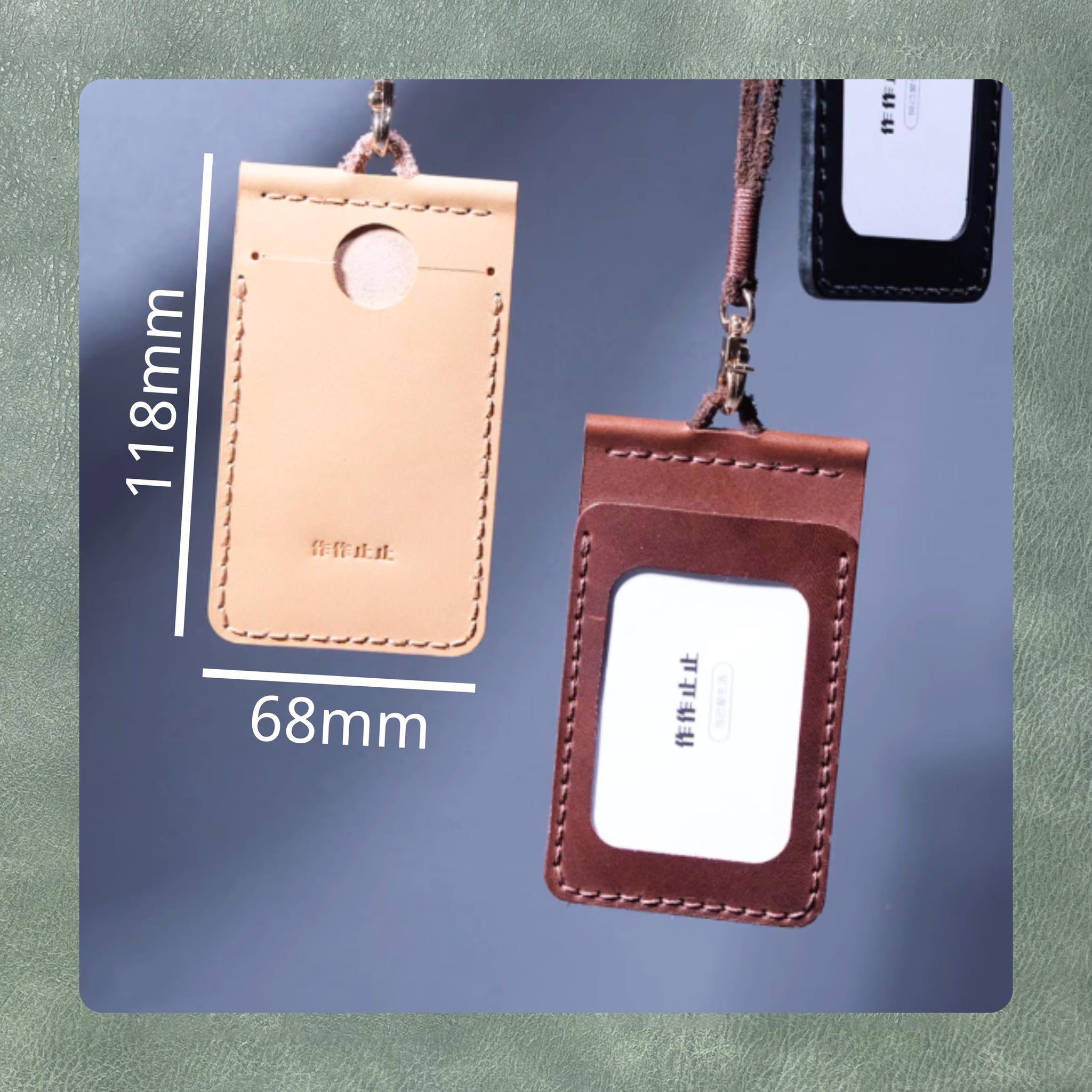 Working Card Holder Leather Custom Steel Knife Cutting Die, Handmade Leather Punching Tool for DIY Craft Projects and Personalized Gifts